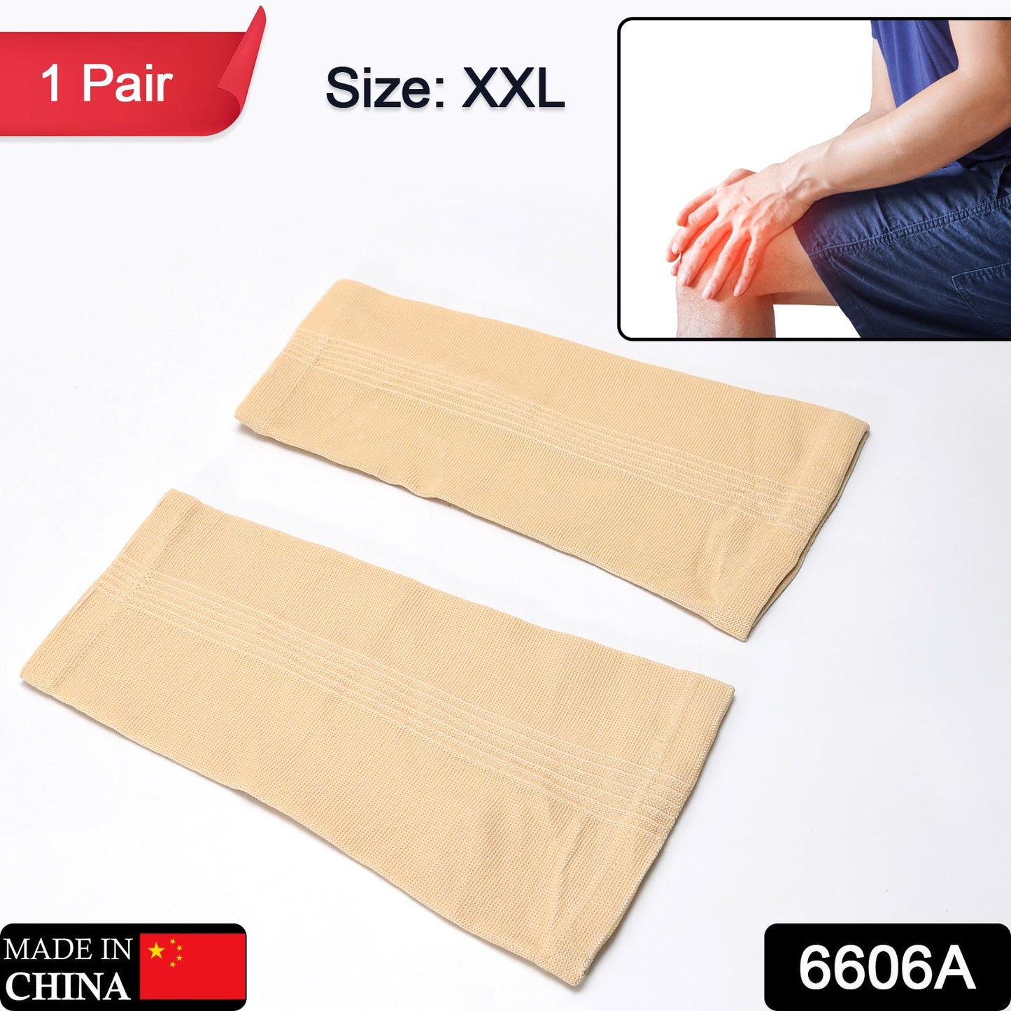 6606A KNEE PROTECTER FOR KNEE SUPPORTER ELASTIC PROTECTER ( XXL )