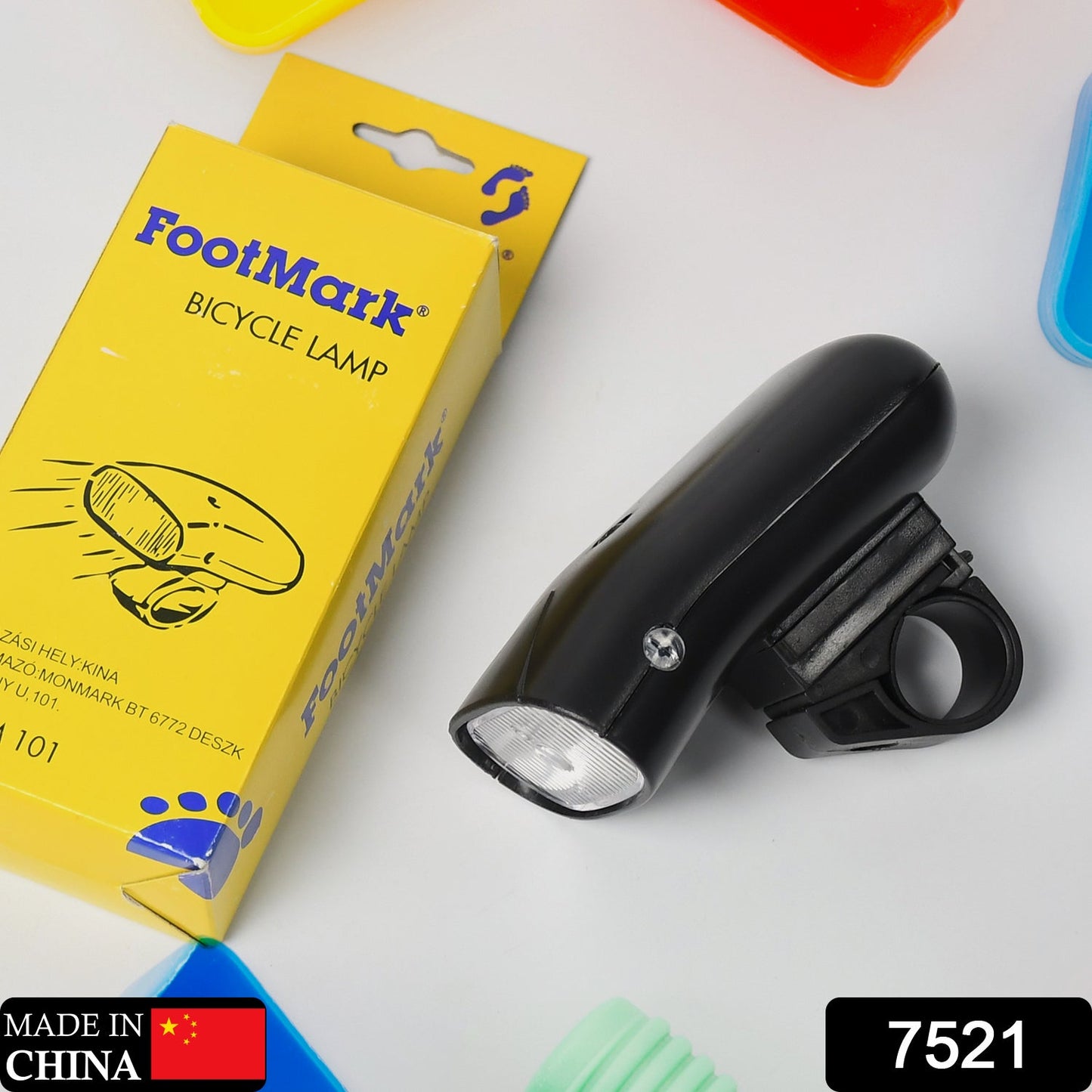 7521 Cycle Light Waterproof Quick Release Bike Front Light Rechargeable Lamp Suitable For Bike & Cycle