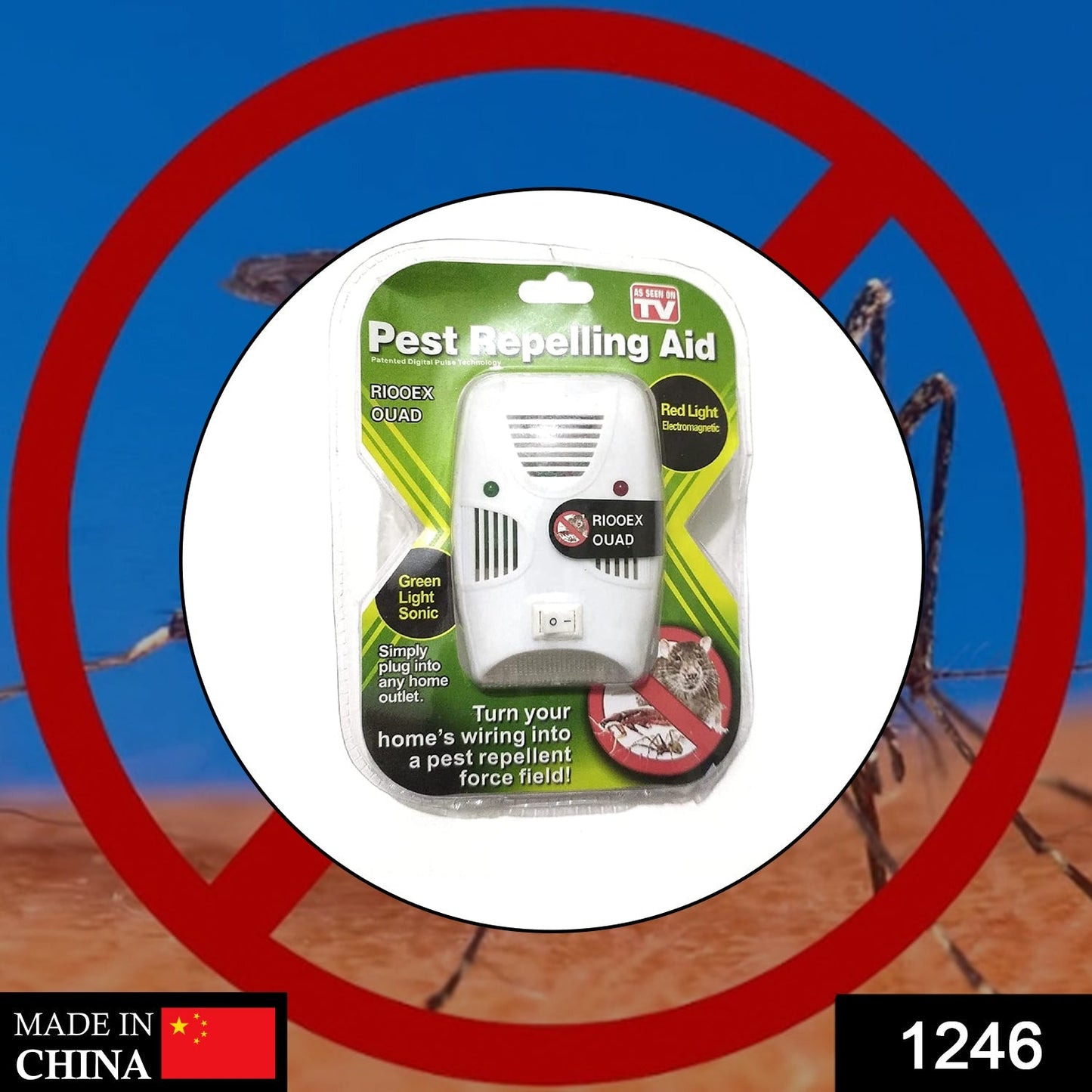 1246 Mosquito Repeller Rat Pest Repellent for Rats, Cockroach, Mosquito, Home Pest