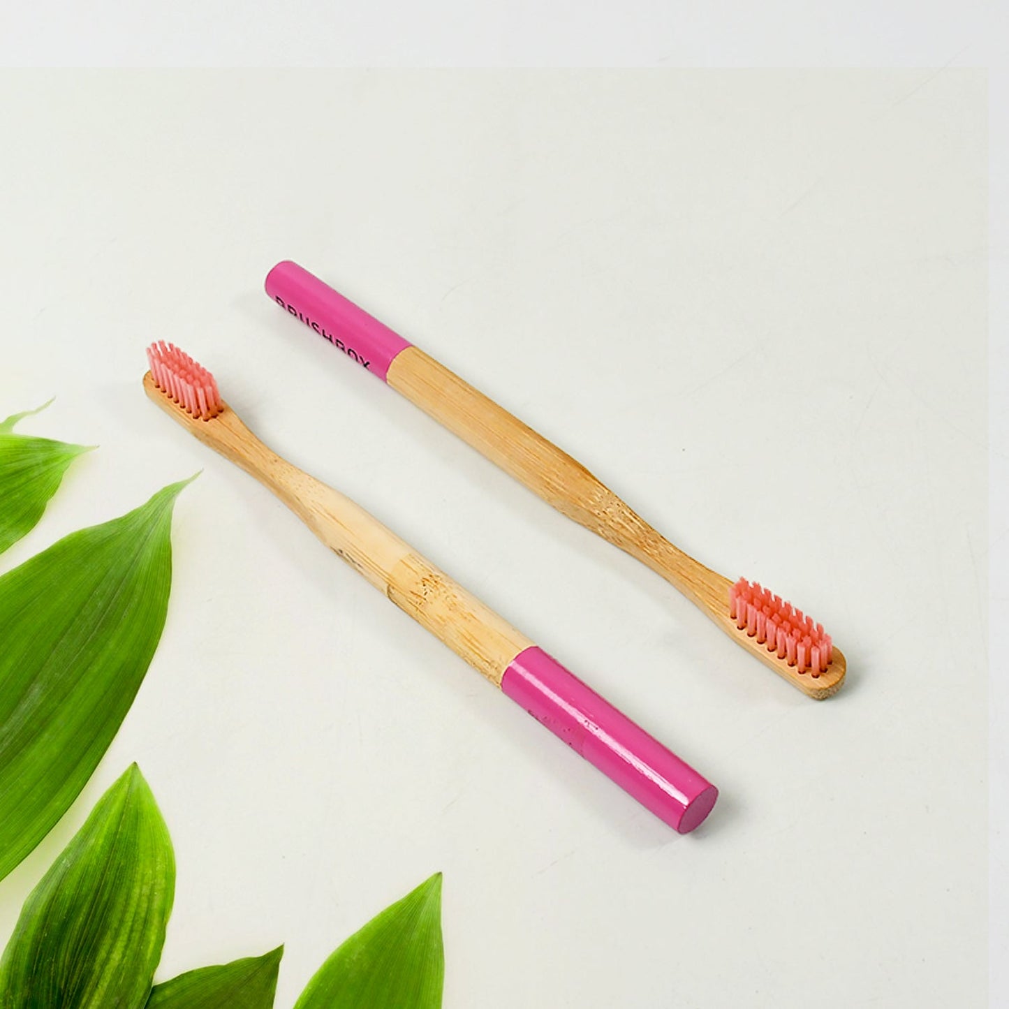 Bamboo Wooden Toothbrush Soft Bristles Toothbrush Wooden Child Bamboo Toothbrush Biodegradable Manual Toothbrush for Adult, Kids (2 Pc With Cover)