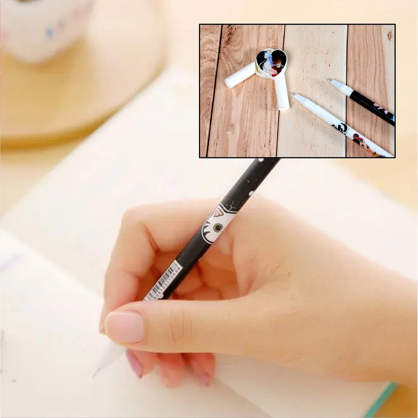 1170 2 in 1 Heart Pen Writing 2 Pen Smooth Writing & Best New Style Children Ball Pen For School & Office Use Pen