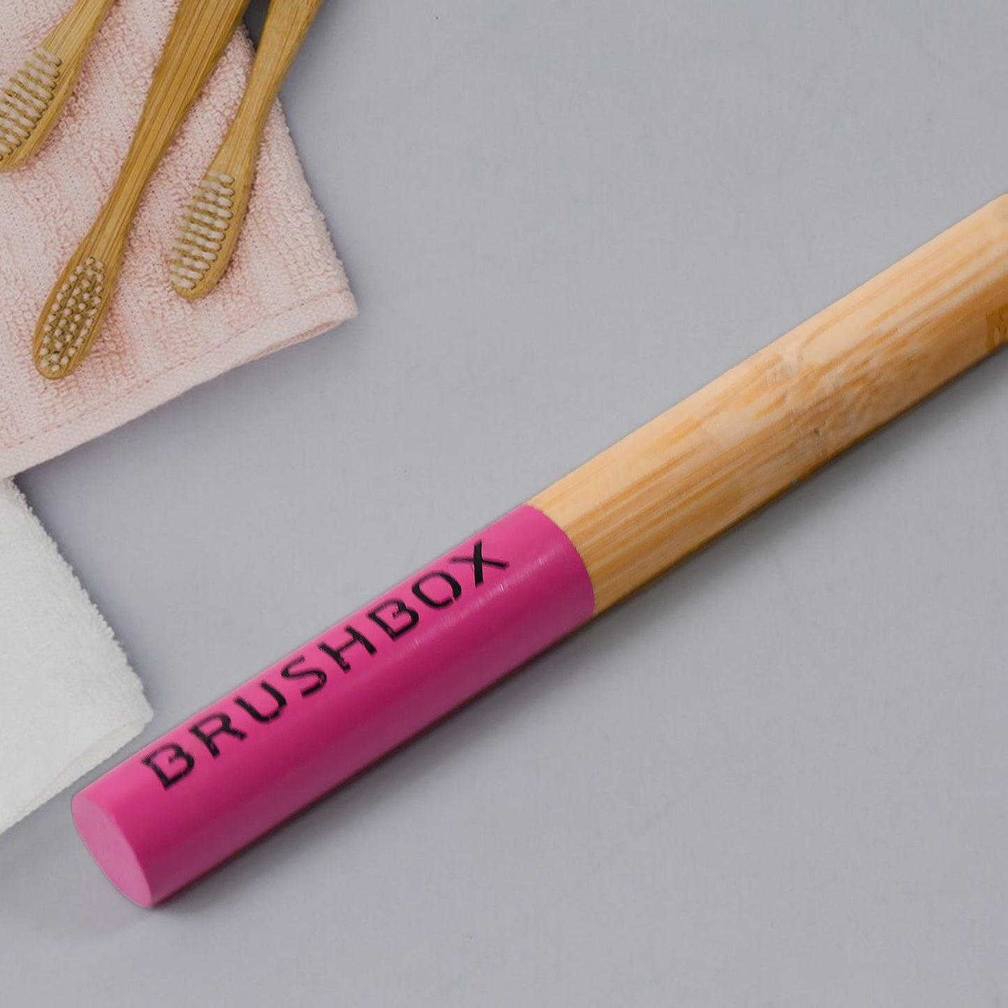 Bamboo Wooden Toothbrush Soft Bristles Toothbrush Wooden Child Bamboo Toothbrush Biodegradable Manual Toothbrush for Adult, Kids (2 Pc With Cover)