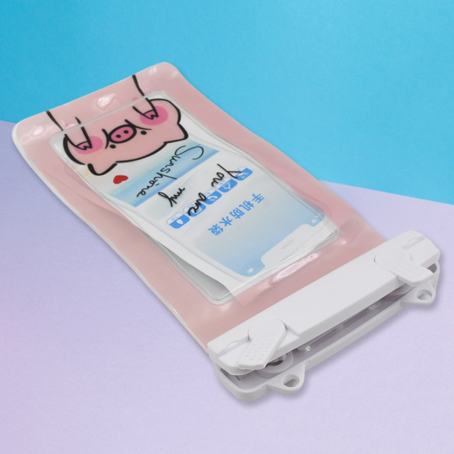 13137 Waterproof Pouch Lock Mobile Cover Underwater Mobile Case For All Type Mobile Phone (1 Pc)