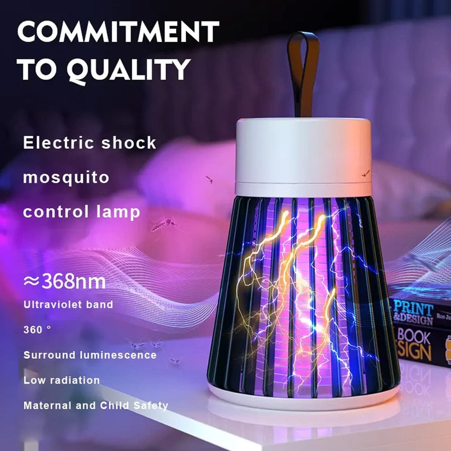 Mosquito Killer Machine Mosquito Killer USB Powered Bug Zapper Mosquito Lamp For Home Electric LED Lamp Mosquito Killer Indoor / Outdoor Mosquito Trap Machine