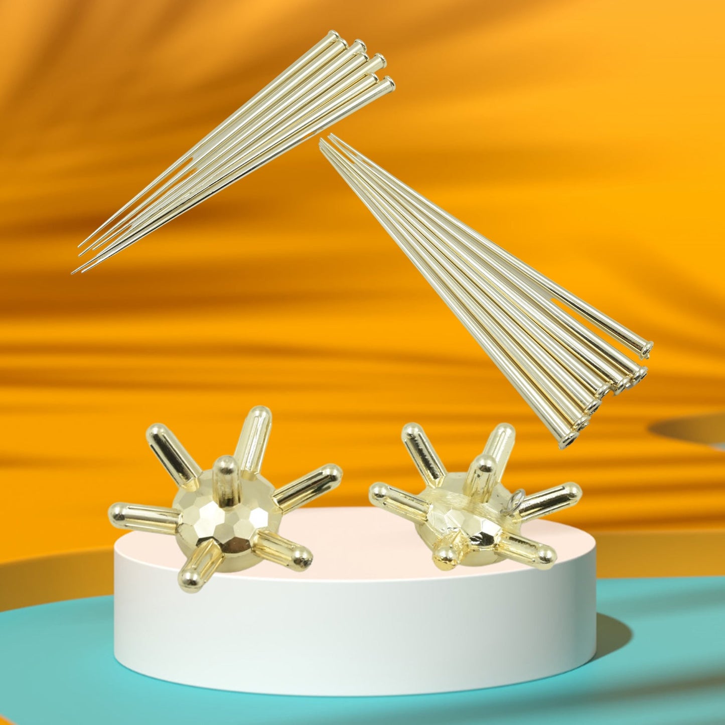 3D Gold Star Hanging Decoration Star, Acrylic Look Hanging Luminous Star for Windows, Home, Garden Festive Embellishments for Holiday Parties Weddings Birthday Home Decoration (Small)