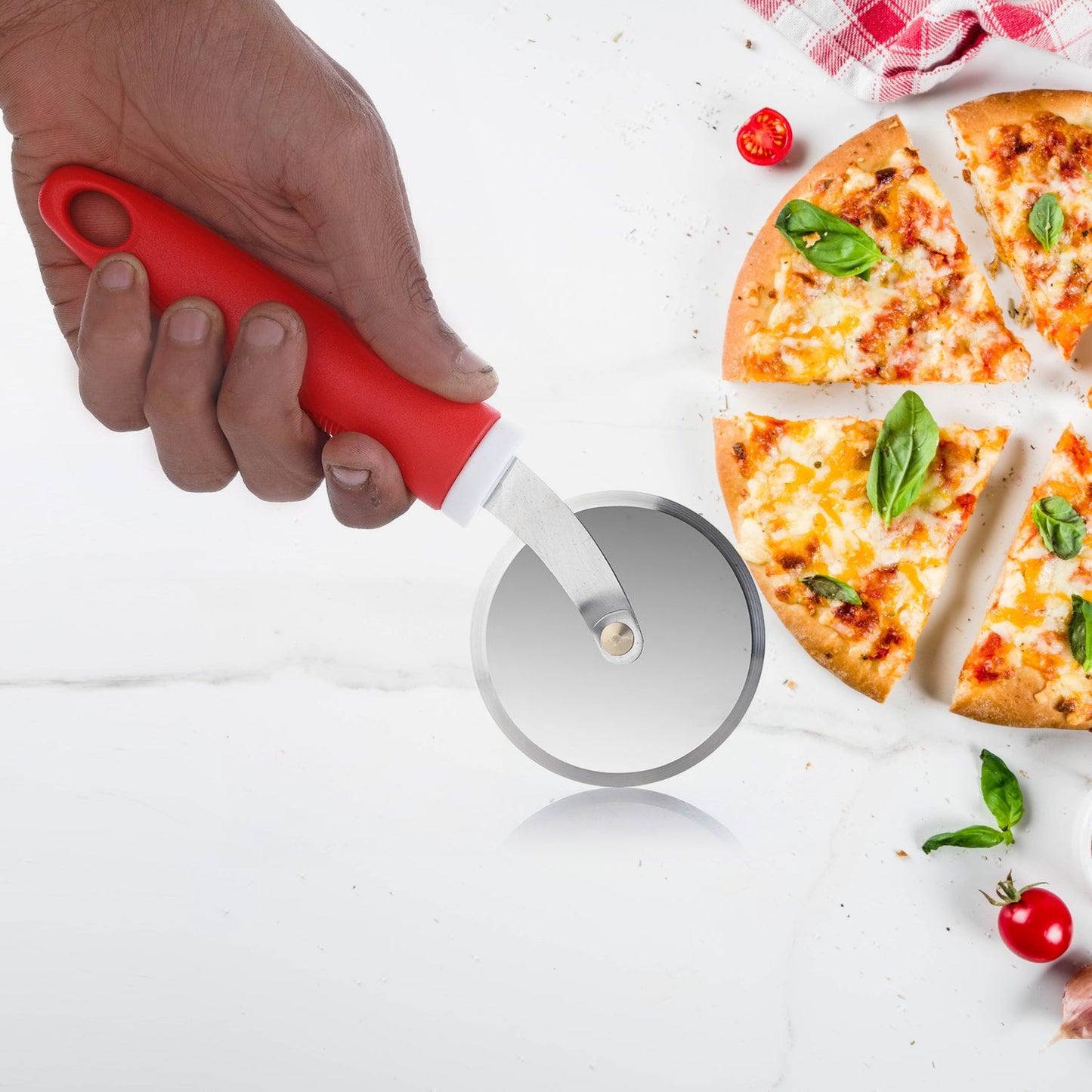 Ganesh GANESH PIZZA / PASTRY CUTTER Wheel Pizza Cutter (Stainless Steel)