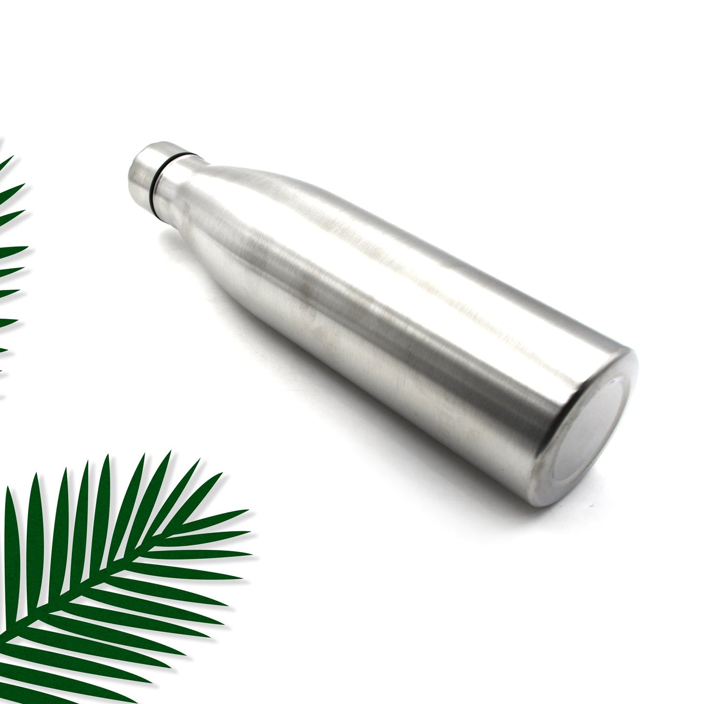 Classic Stainless Steel Water Bottle,Hot & Cold Drinks, Gym Sipper BPA Free Food Grade Quality Silver Color, Steel fridge Bottle For office/Gym/School 1Ltr (Mix Color)