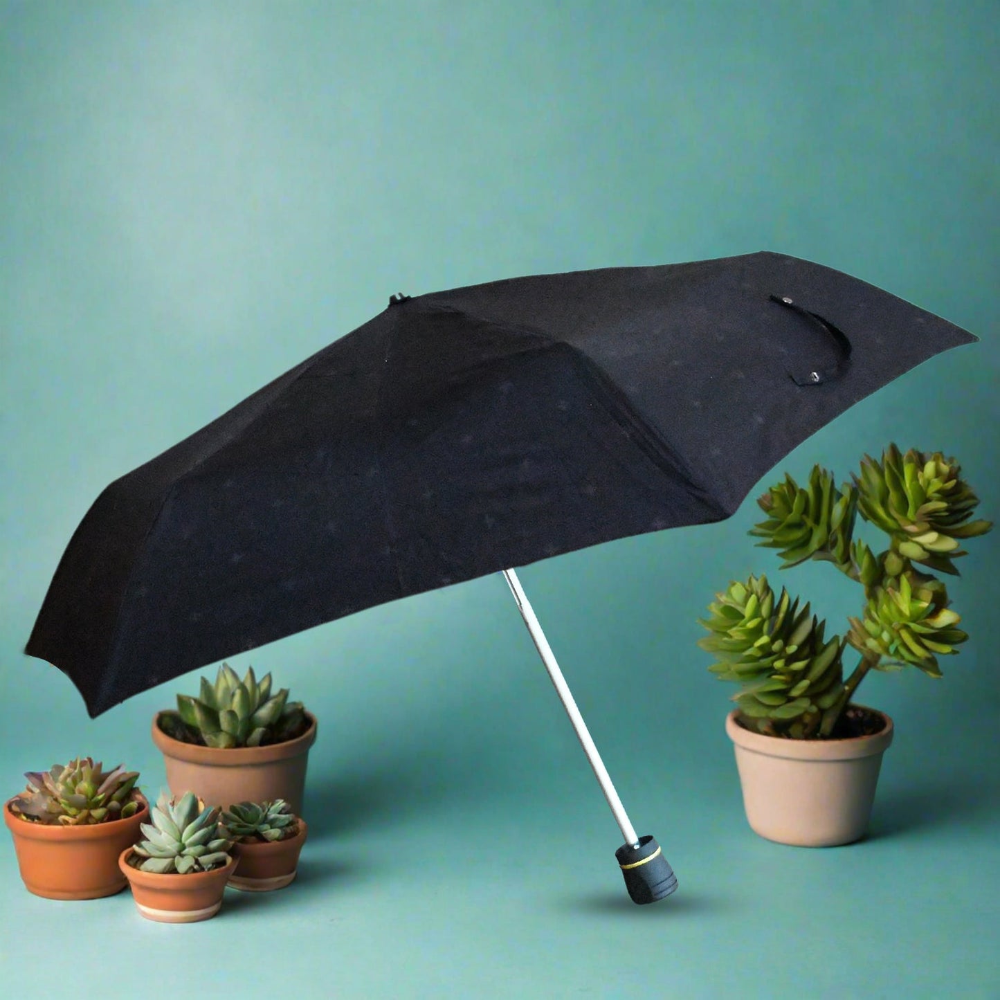 3-Fold Sun Protective Solid Foldable Outdoor Umbrella, Portable Sun, UV Protection Lightweight Rain Umbrella For Girls, Women, Men, Boys (1 pc)