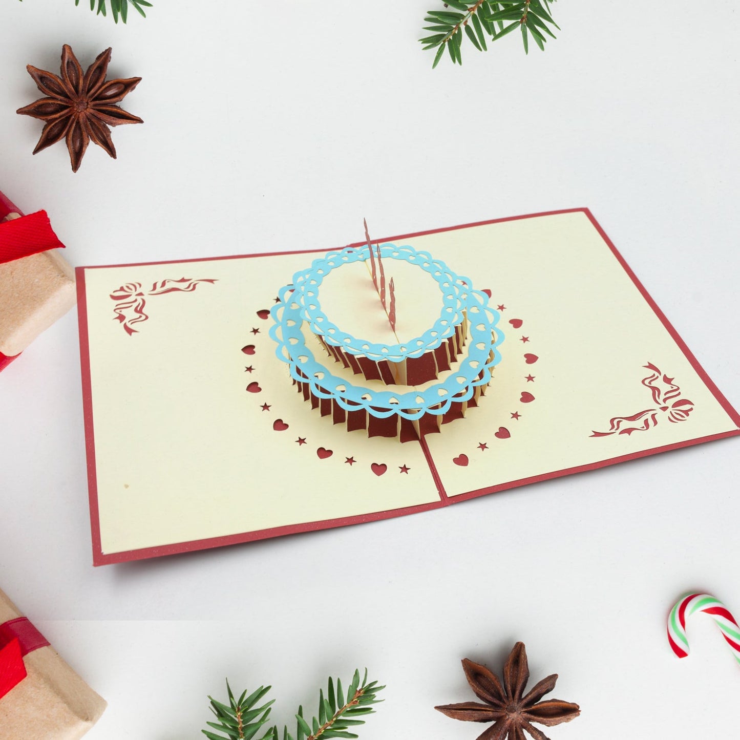 3D Paper Wish Card High Quality Paper Card All Design Card Good Wishing Card (All 3D Card Birthday Greeting Cards, Wedding Day Gift Card, Merry Christmas Card (1 Pc)