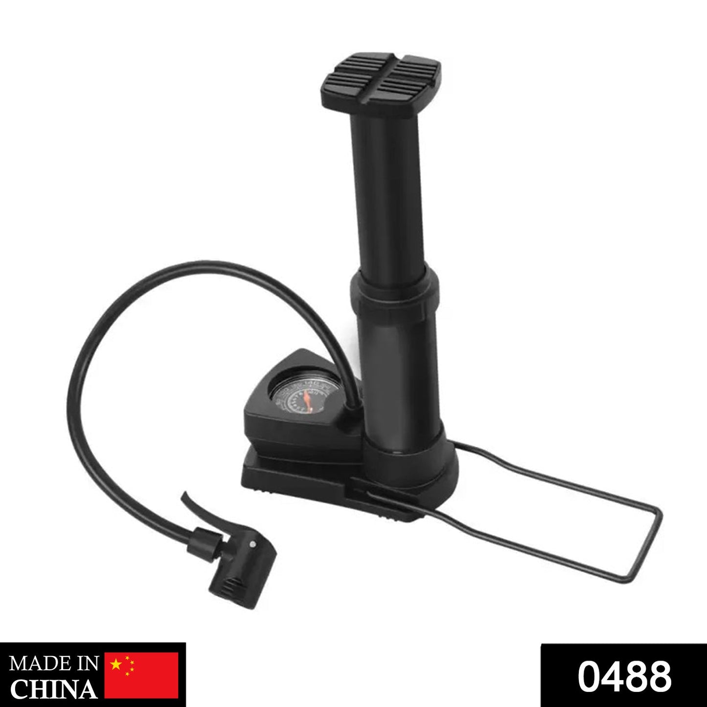 0488 Mini Foot Pump Inflator For Bike and car