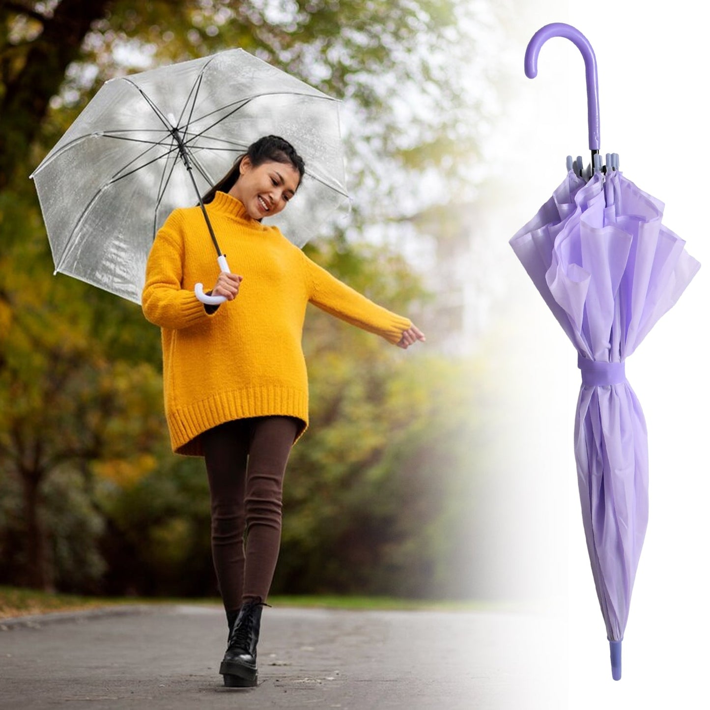 12741 Beautiful Umbrella Summer Sun and Rain Protection Foldable Cute Umbrella || UV Protection Rain Sun Umbrella || Travel Accessories || Umbrella for Children, Girls, and Boys (1 Pc)