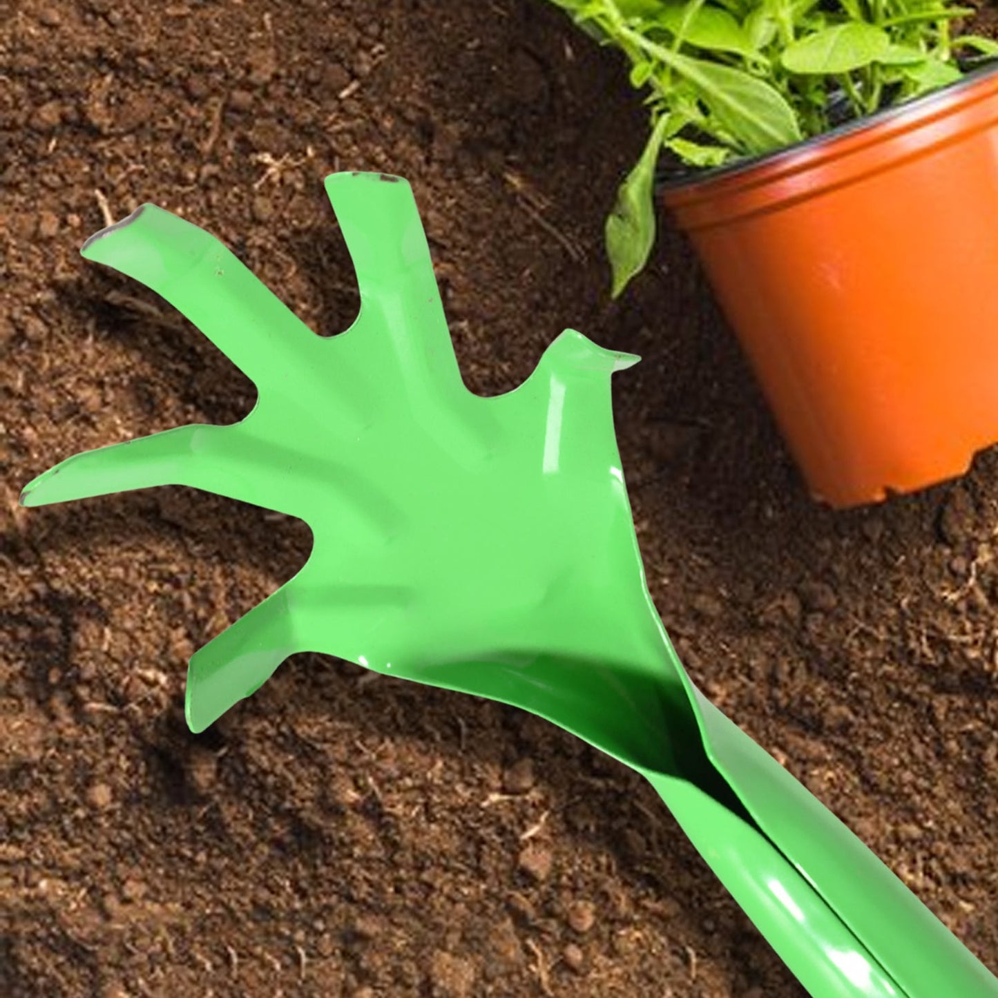 Heavy Duty Garden Tools, Gardening Metal Hand Cultivator Tools for Home Garden, Indoor and Outdoor Gardening for Plants, Agriculture, and Soil Tools (1 Pc)