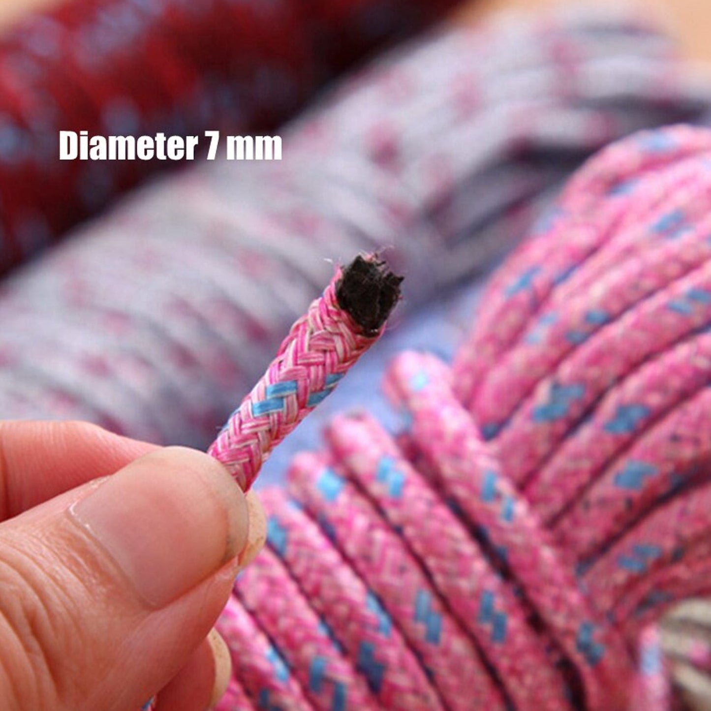 9059 10 Meter Heavy Duty Laundry Drying Clothesline Rope Portable Travel Nylon Cord Sturdy Clothes Line for Outdoor, Camping, Indoor, Crafting, Art Projects