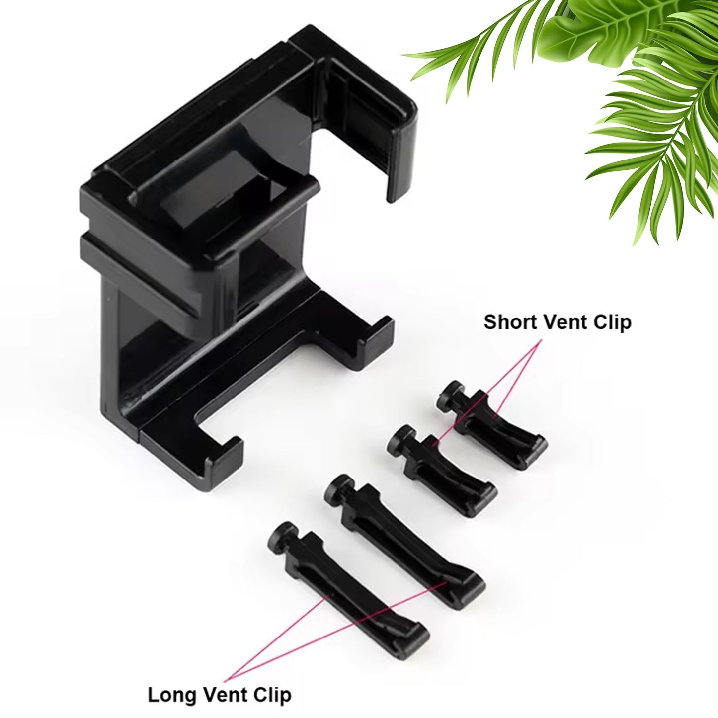 12857 Smartphone Car Phone Holder Car Air Conditioning Vent Phone Holder, Holder Stand for Mobile Phone Cellphone GPS, Dashboard Bracket for Car (1 Pc)