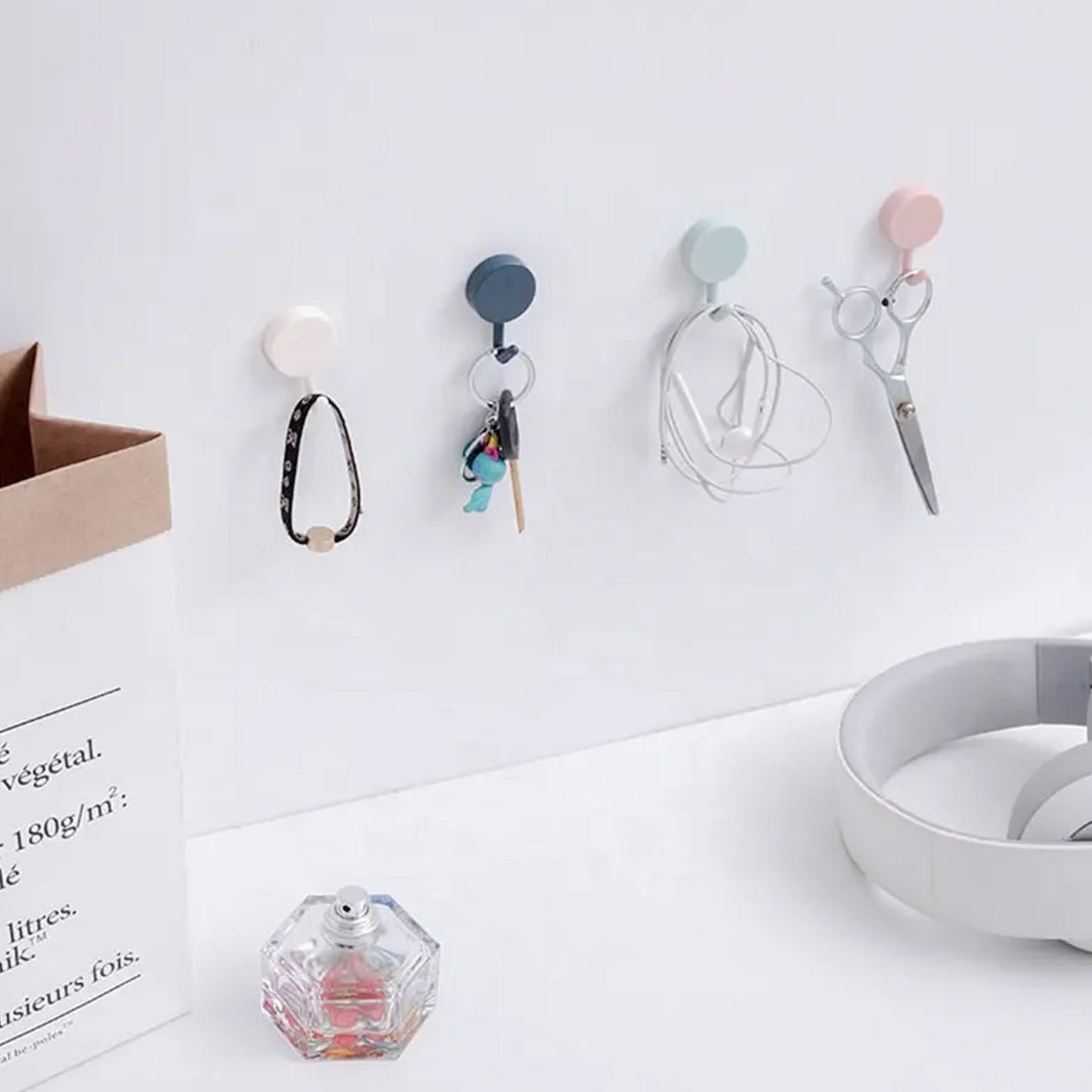 7475 Big Hook Adhesive hooks for wall Heavy Big Hook For Home , Bathroom & All Type Wall Use Hook