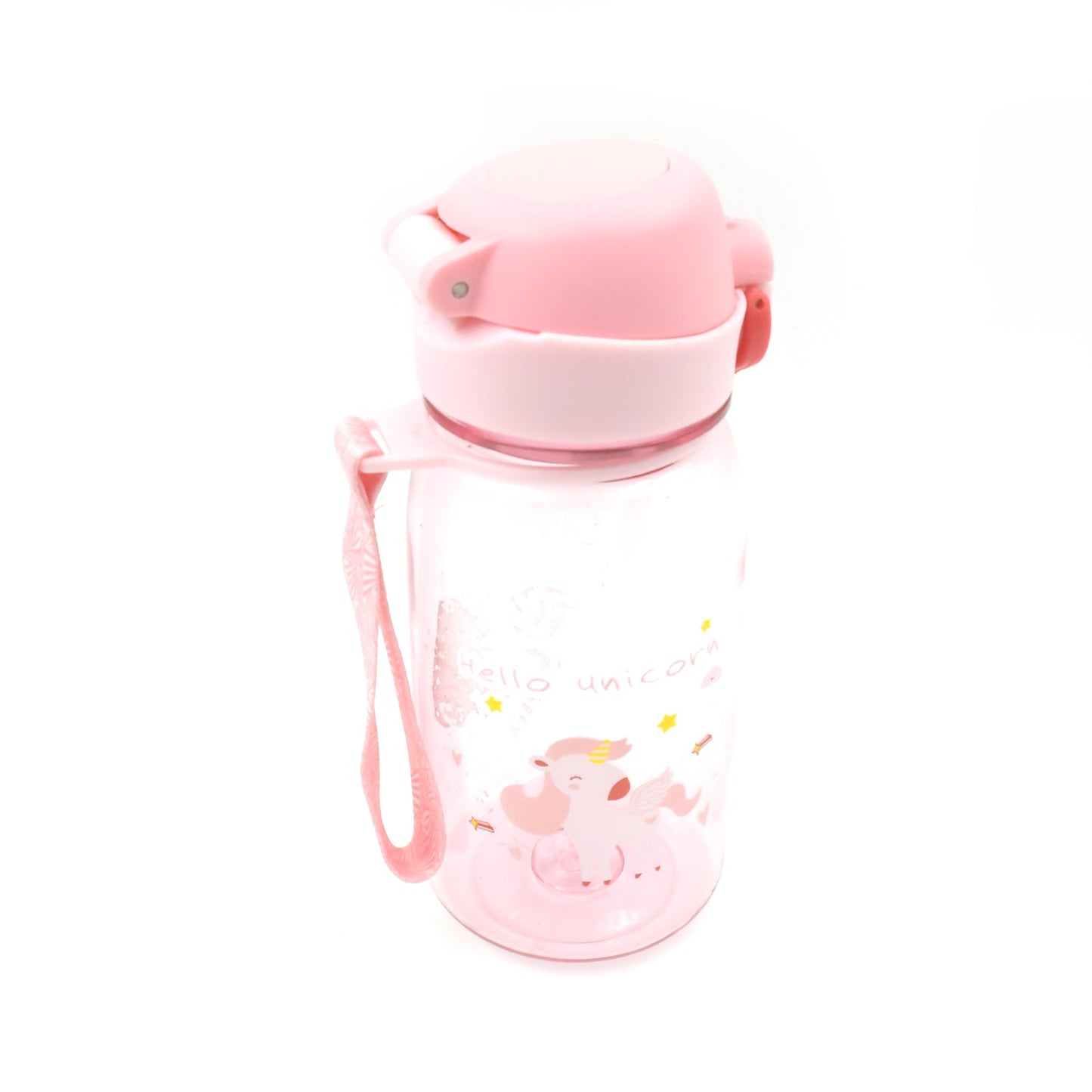 12557 400ML Capacity Plastic Water Bottle Animal Printed | Office Bottle | Gym Bottle | Home | Kitchen | Leakproof and BPA Free Drinks Bottle | Water Drink Juice Bottle BPA Free Leak-Free Lightweight ( 400 ML )