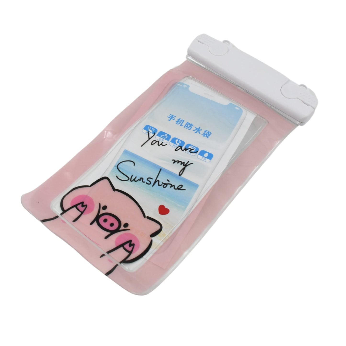 13137 Waterproof Pouch Lock Mobile Cover Underwater Mobile Case For All Type Mobile Phone (1 Pc)