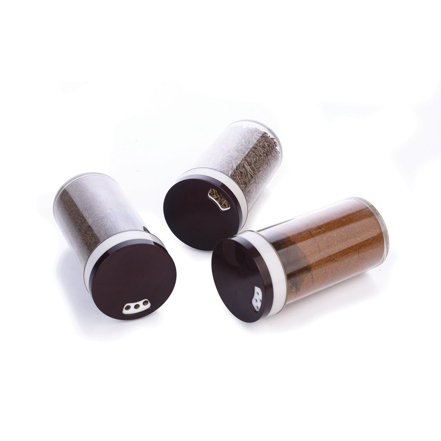 8119 Ganesh Multipurpose Revolving Spice Rack With 16 Pcs Dispenser each 100 ml Plastic Spice ABS Material 1 Piece Spice Set 1 Piece Spice Set (Plastic)