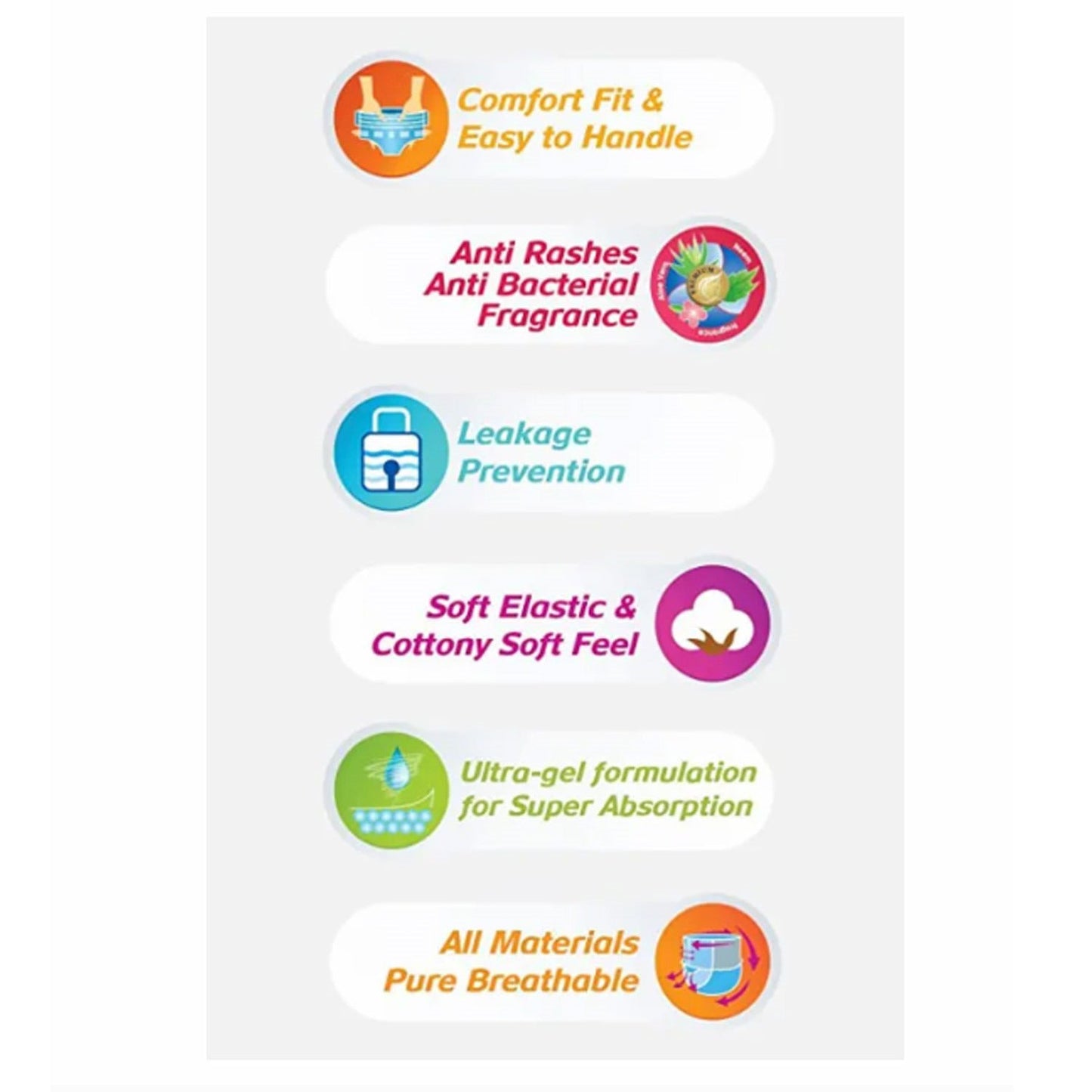 0973 Medium Champs Dry Pants Style Diaper - Medium (5 pcs) Best for Travel Absorption, Champs Baby Diapers, Champs Soft and Dry Baby Diaper Pants (M, 5 Pcs )