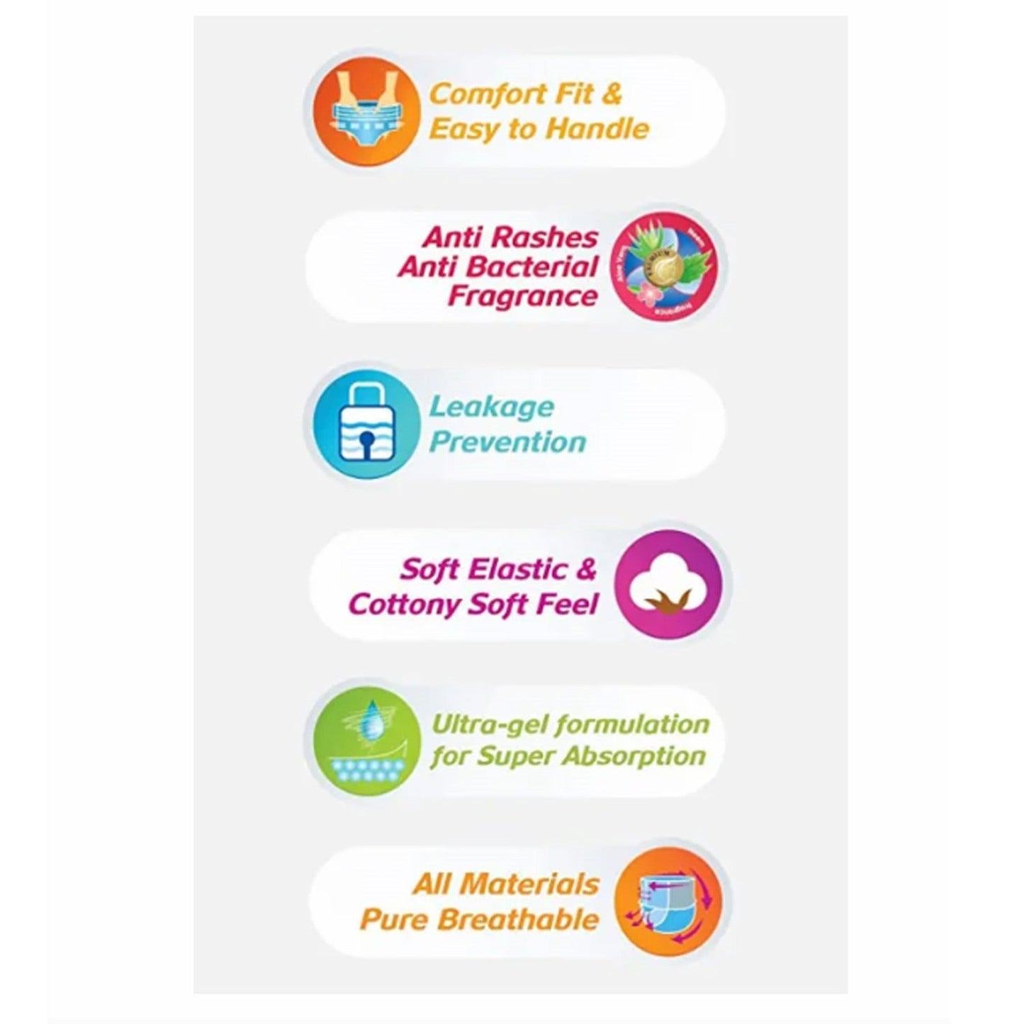 0966 Medium Champs Dry Pants Style Diaper - Medium (10 pcs) Best for Travel Absorption, Champs Baby Diapers, Champs Soft and Dry Baby Diaper Pants (M, 10 Pcs )