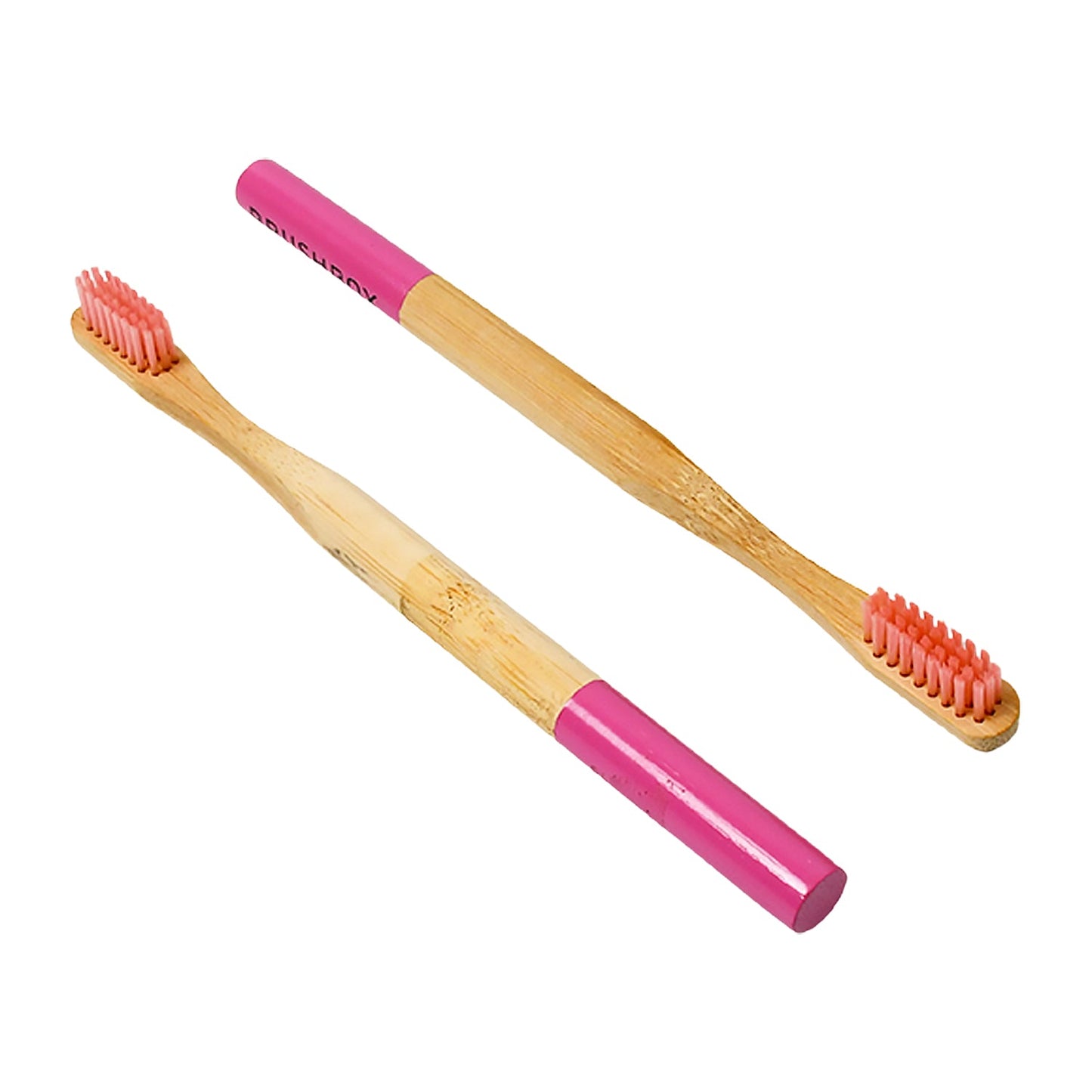Bamboo Wooden Toothbrush Soft Bristles Toothbrush Wooden Child Bamboo Toothbrush Biodegradable Manual Toothbrush for Adult, Kids (2 Pc With Cover)