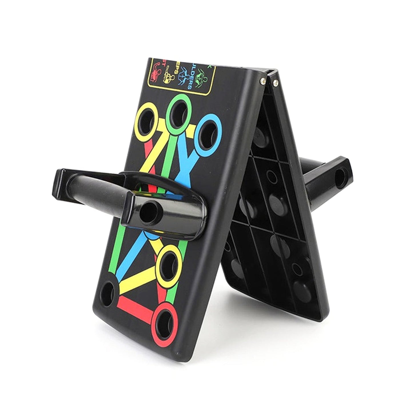 6650 Body Building Portable Push Up Board System with Strong Grip Handle for Chest Press, Gym & Home Exercise, Strength Training, Dips/Push Up Stand for Men & Women