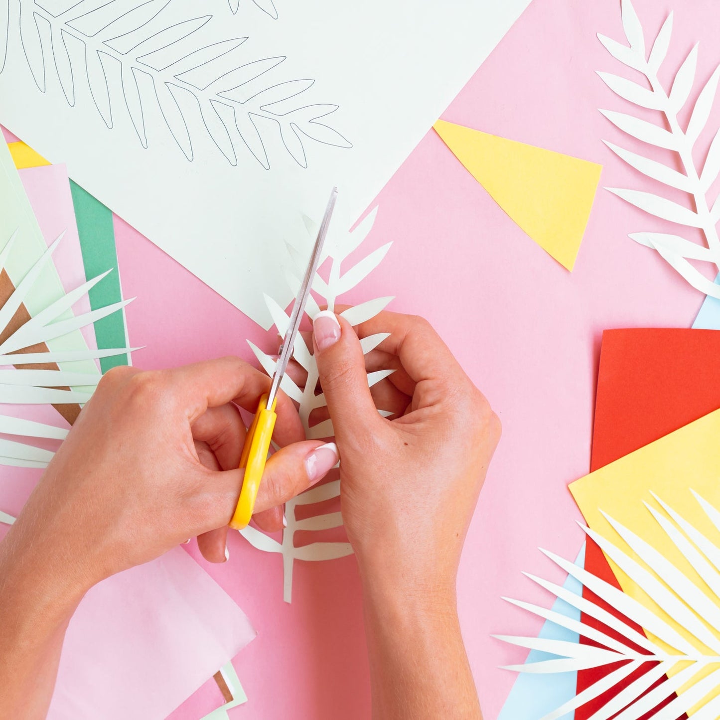 9432 Multipurpose Scissor Large Scissors Comfort Grip Handles and Stainless Steel Blades for Precision Cutting of Paper, Photos, Crafts, and More (1 Pc)