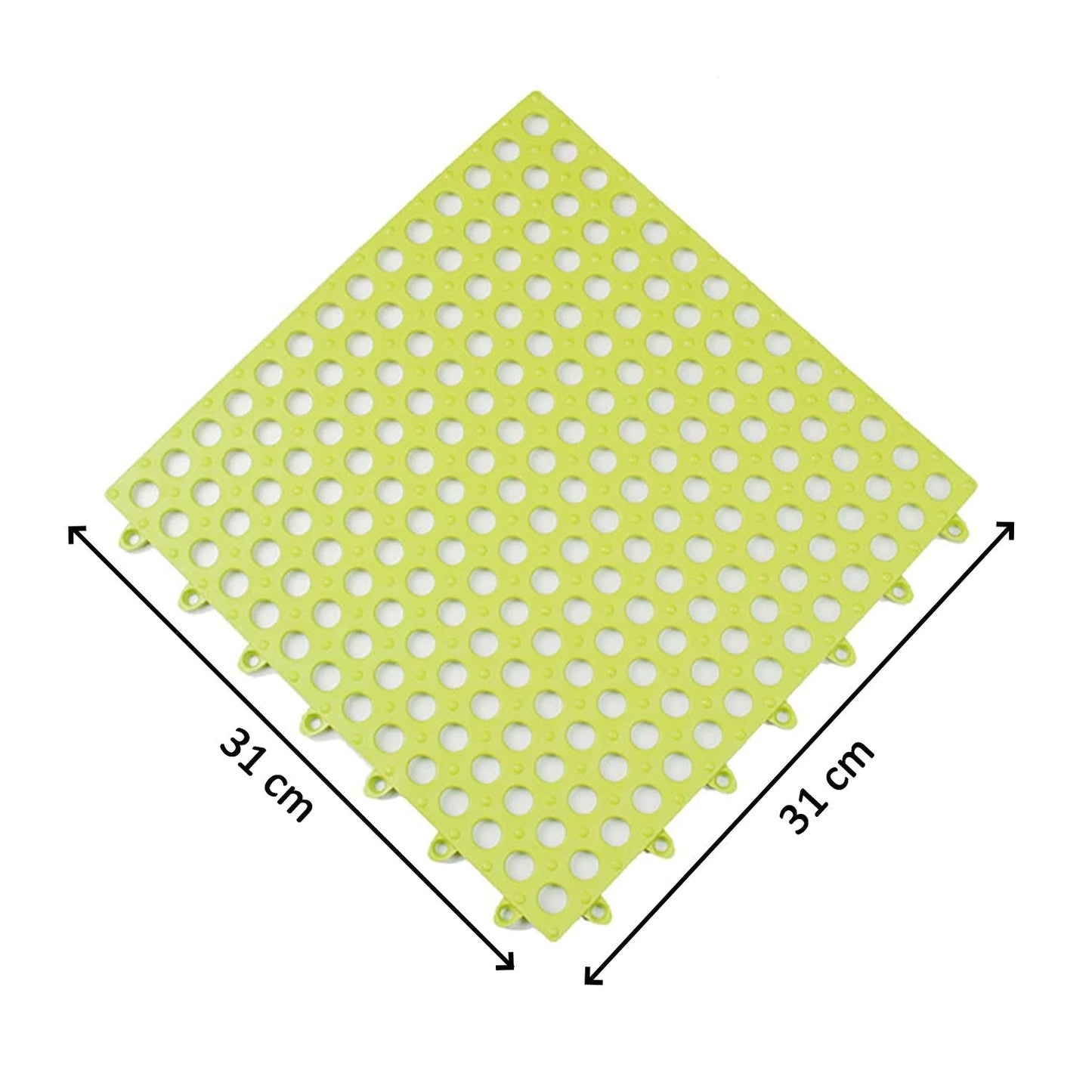 4010 Bath Anti Slip Mat Used while bathing and toilet purposes to avoid slippery floor surfaces. (Pack Of 6)