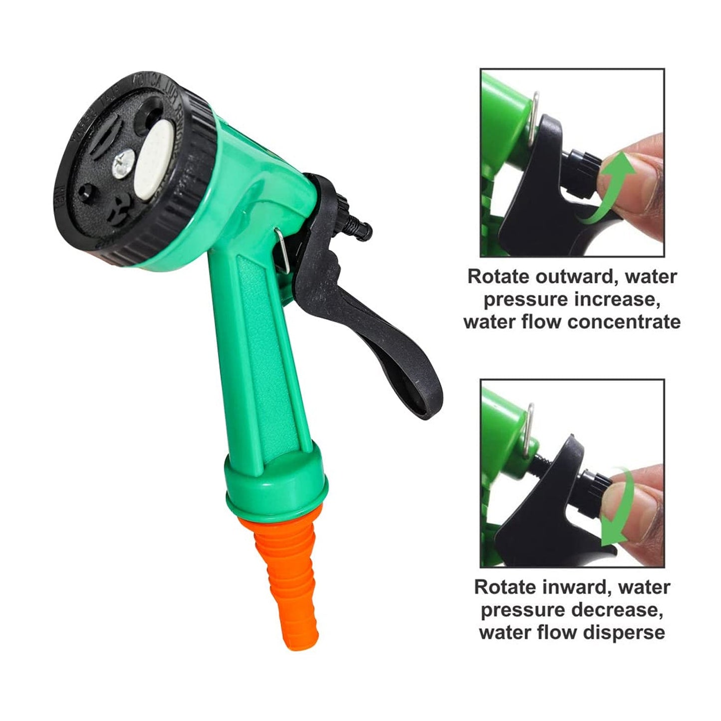 0477A Garden Hose Nozzle Spray Nozzle with Adjustable For Garden & Multi Use