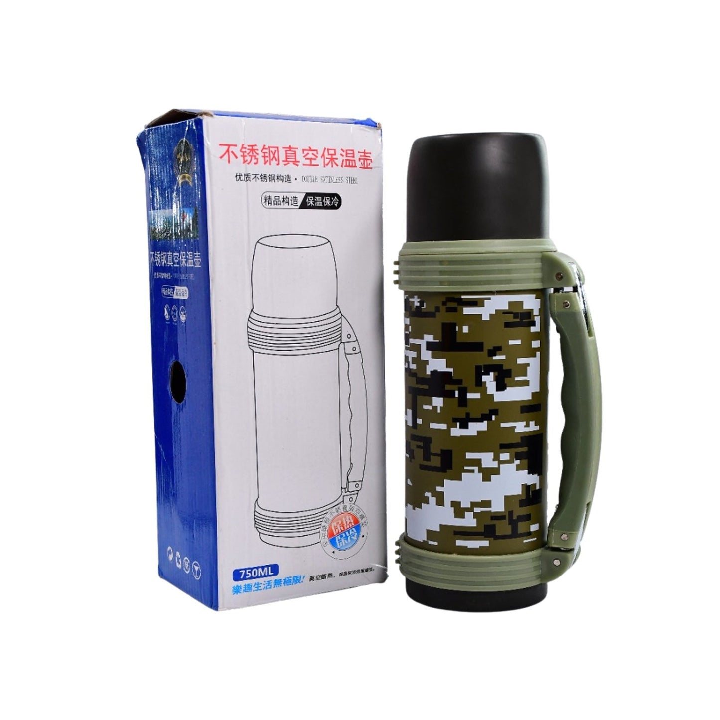 6455 750Ml STAINLESS STEEL TRAVEL BOTTLE FOR SCHOOL PICNIC, TRACKING WATER BOTTLE FOR MEN WOMEN KIDS | THERMOS FLASK