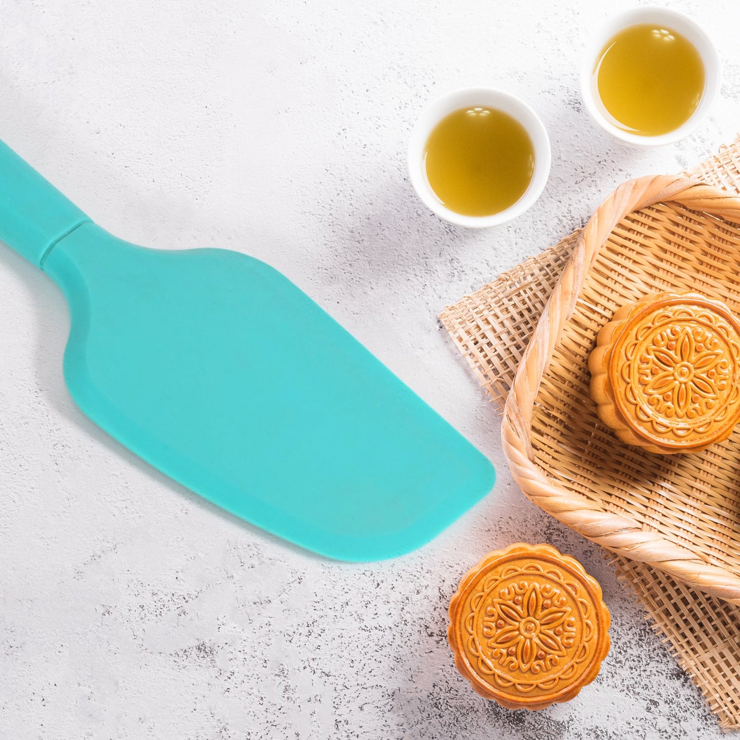 Multipurpose Silicone Spoon, Silicone Basting Spoon Non-Stick Kitchen Utensils Household Gadgets Heat-Resistant Non Stick Spoons Kitchen Cookware Items For Cooking and Baking (6 Pcs Set)