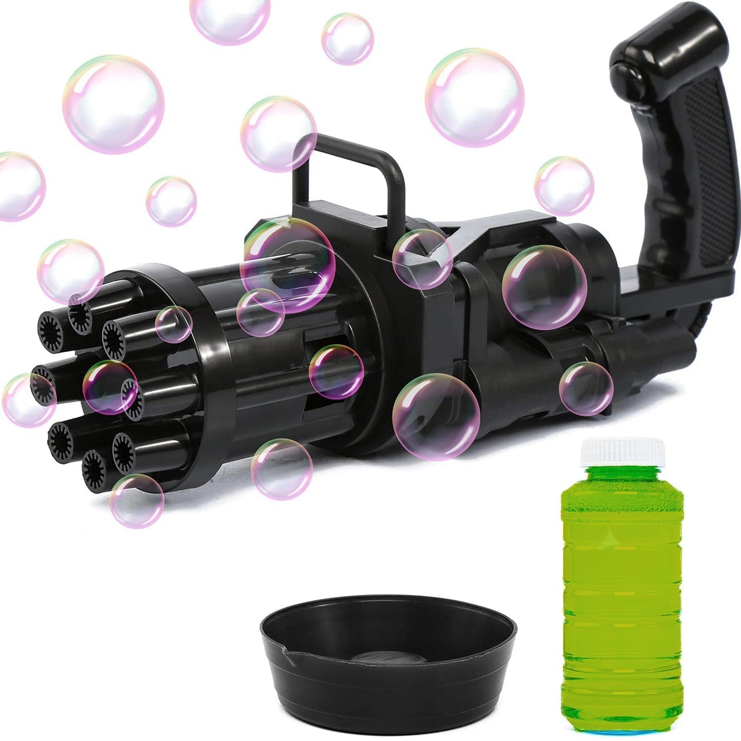 8028 8-Hole battery operated Bubbles Gun Toys for Boys and Girls