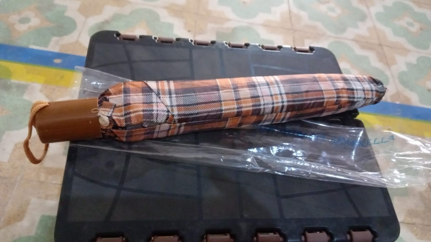 3-Fold Sun Protective Solid Foldable Outdoor Umbrella, Portable Sun, UV Protection Lightweight Rain Umbrella For Girls, Women, Men, Boys (1 pc / With Case)