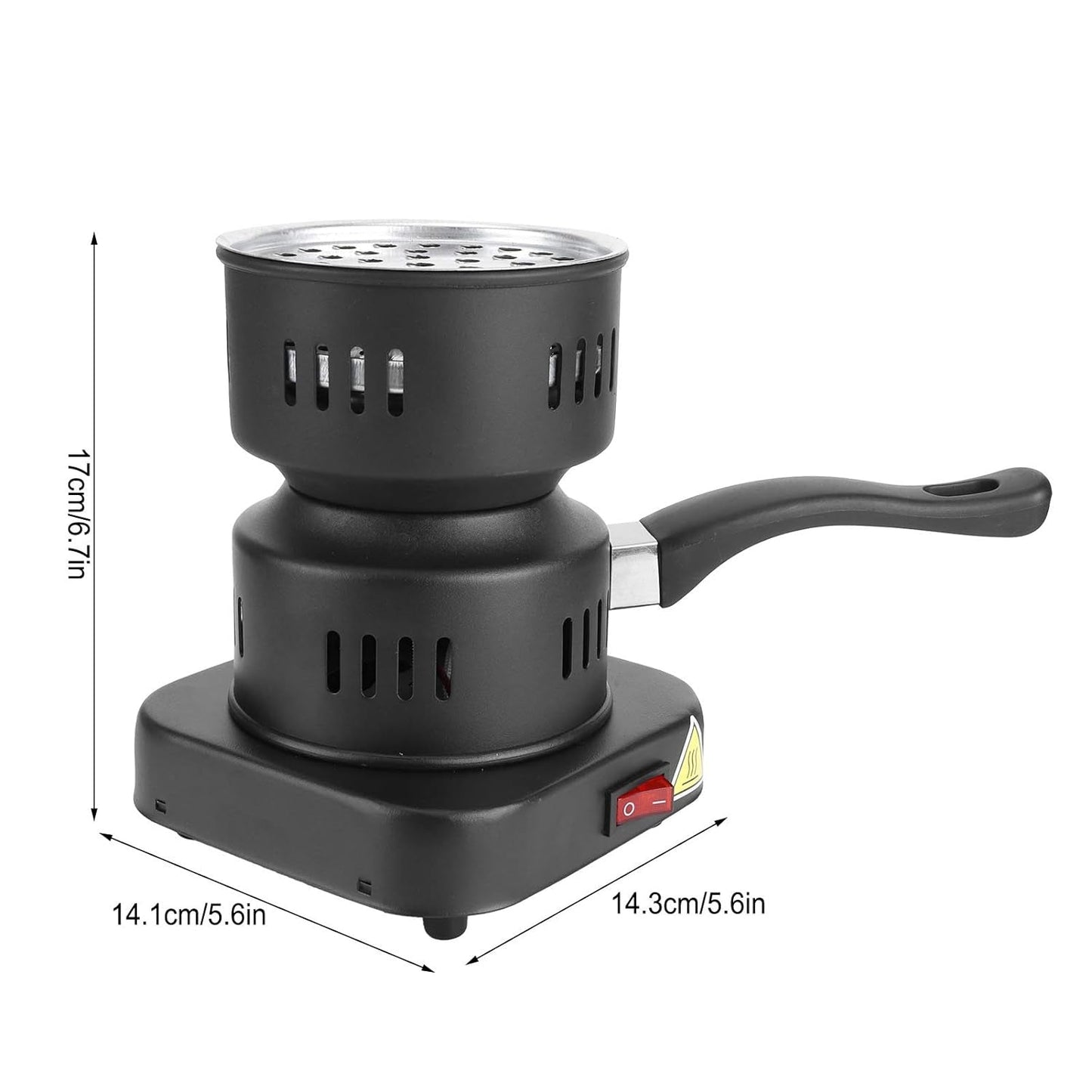 5815 Heating Stove, Tubular Heating Stove Hot Plate Stove, Heat‑Resistant Coating for Home, Camping Cooking, Mini Electric Tea Coffee Heater