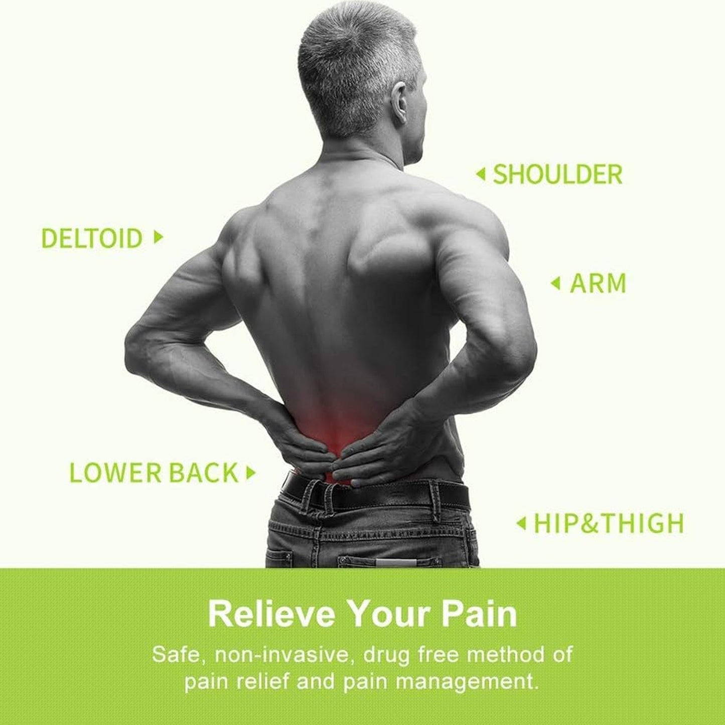 Multifunctional Massager, Health Care Digital Chinese Meridian Tens Therapy Massager Relax Body Muscle Acupuncture Machine 4 Electrode Pads & Charger Adapter and Cable, Physiotherapy, Electric Digital Therapy neck back Mane Massage