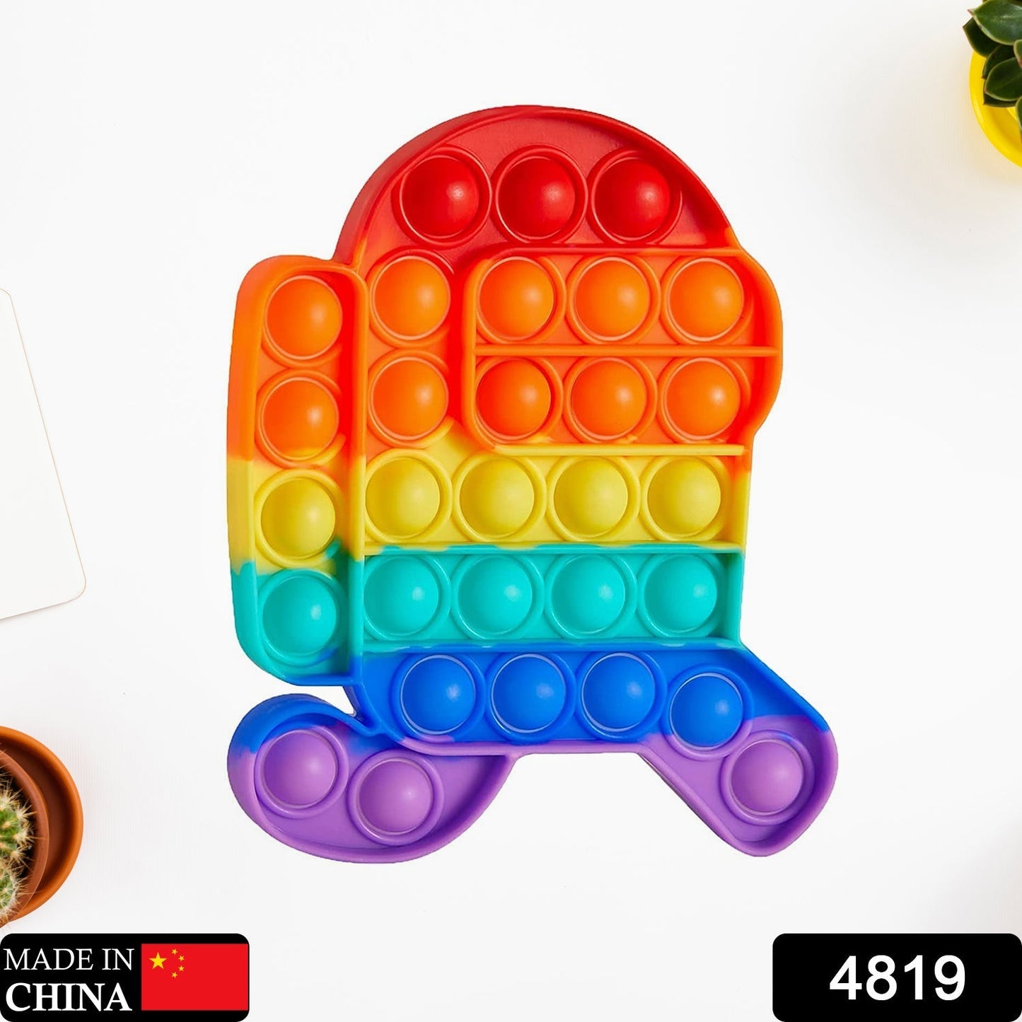 4819 Among US Running Fidget Toy used by kids, children's and even adults for playing and entertaining purposes etc.