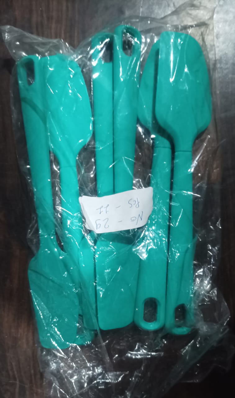 Multipurpose Silicone Spoon, Silicone Basting Spoon Non-Stick Kitchen Utensils Household Gadgets Heat-Resistant Non Stick Spoons Kitchen Cookware Items For Cooking and Baking (6 Pcs Set)