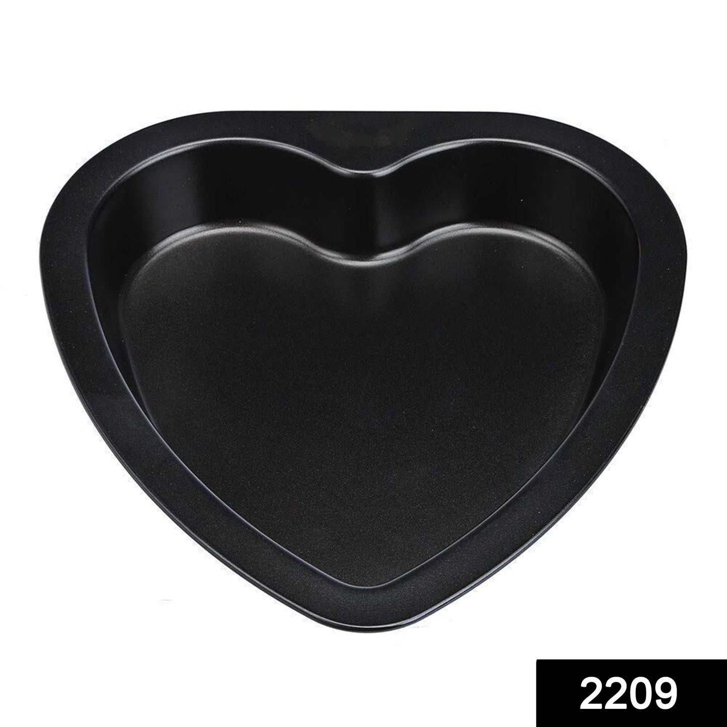 2209 Heart Shape Cake Mould Non Stick Steel 1 kg Cake Baking Tray ( 23cm)