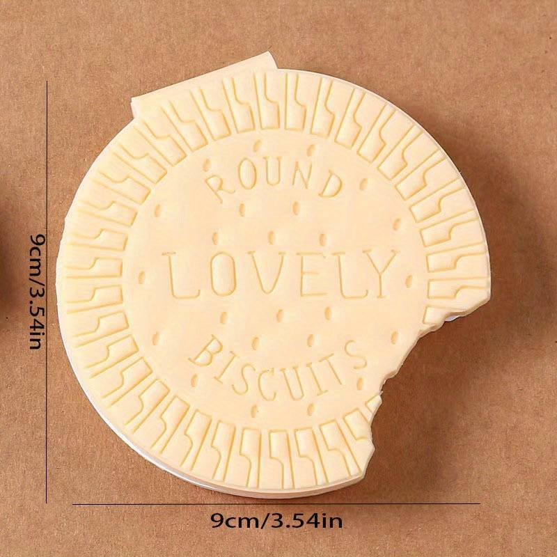 Round Biscuits Diary Notebooks Original Biscuits Smell Writing Practice Book Early Learning Copybook Premium Biscuits Book ( 1Pc Book )