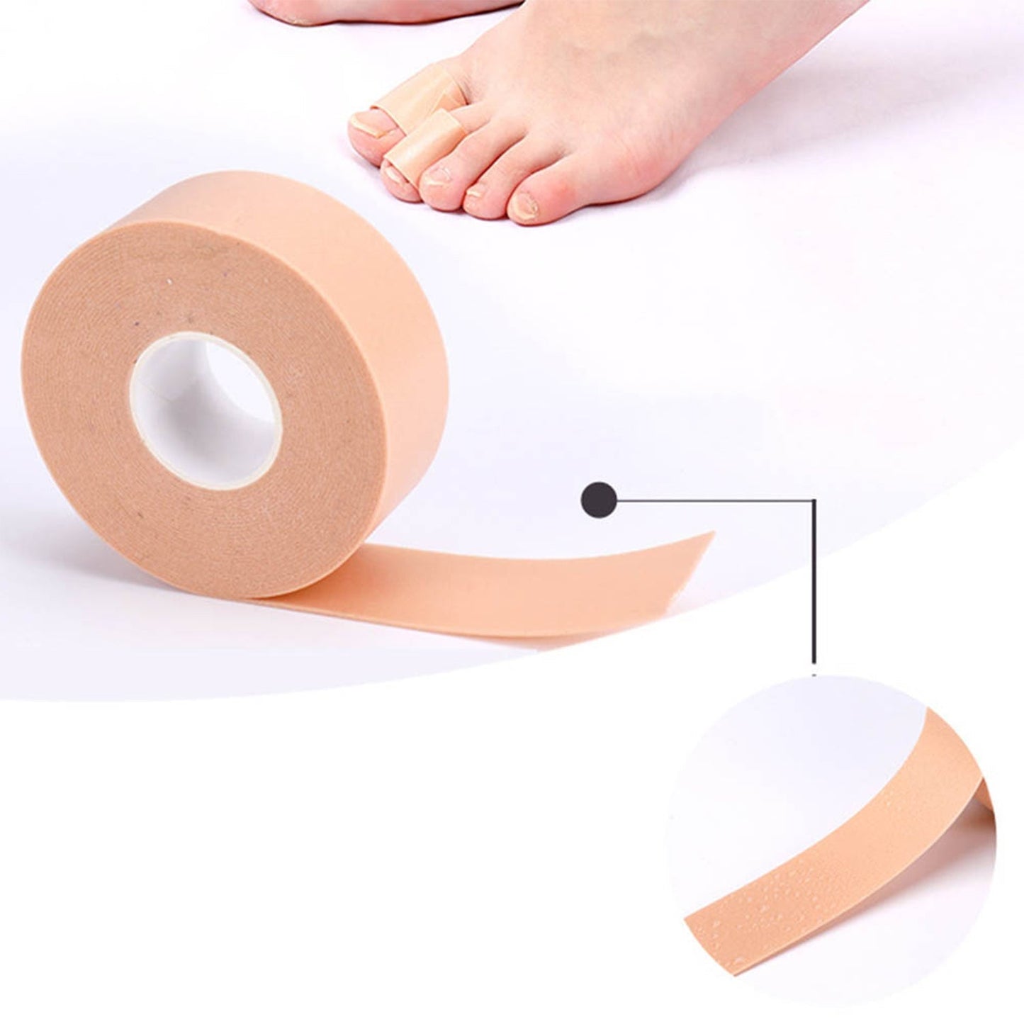 6224 Anti-Wear Foam Cotton Heel Sticker Tape Patch Blister Plaster Waterproof First Aid Blister Pedicure Pad Foot Care Insole