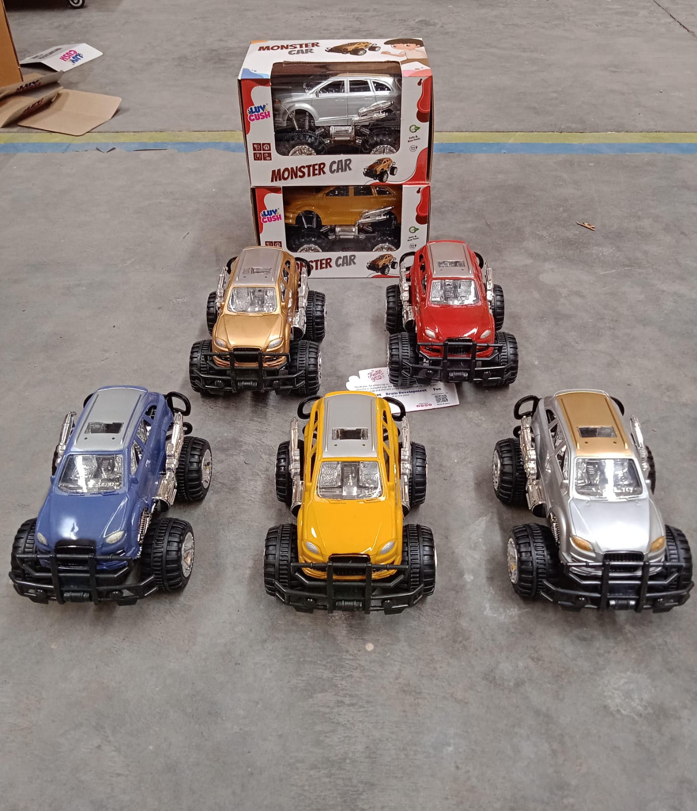 18000 Monster Car for Kids, Monster Vehicles, Racing Toy, Monster Car, Monster Car, Stunt Cars for Kids, Friction Powered, Monster Friction Power Car, Birthday Gift for Baby Boys & Girls (1 Pc / Mix Color)