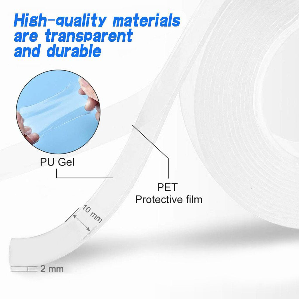 1679 3 Meter Double Sided Adhesive Silicon Grip Gel Tape