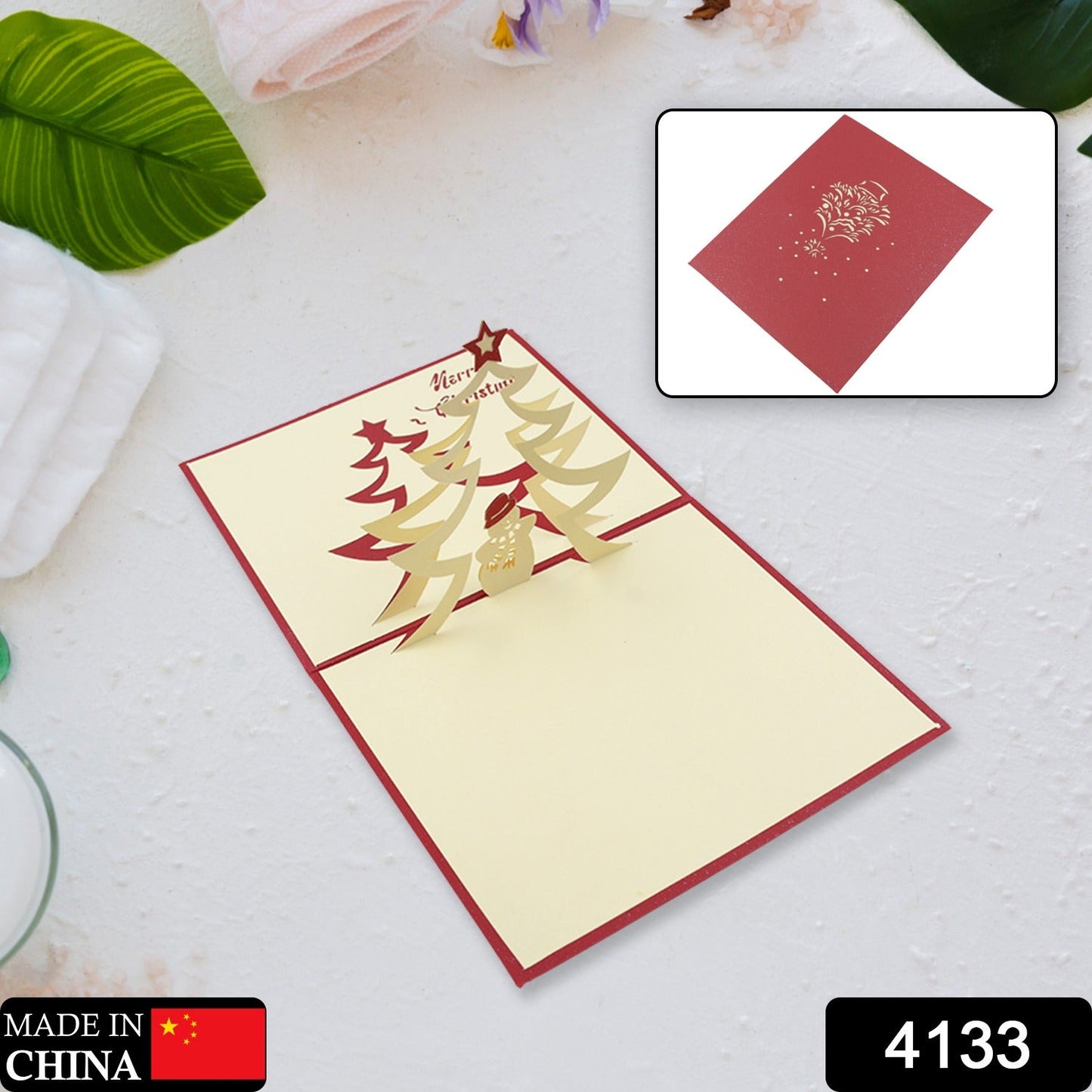 3D Paper Wish Card High Quality Paper Card All Design Card Good Wishing Card (All 3D Card Birthday Greeting Cards, Wedding Day Gift Card, Merry Christmas Card (1 Pc)