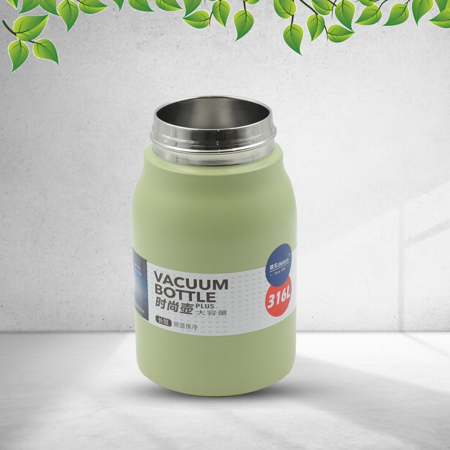 6467 Premium Stainless Steel Vacuum Insulated Bottle Water Flask Vacuum Hot Cold For Kids / Travelling Water Bottle for Kids with Straw, Thermos For office / Gym /School (1000 ML)