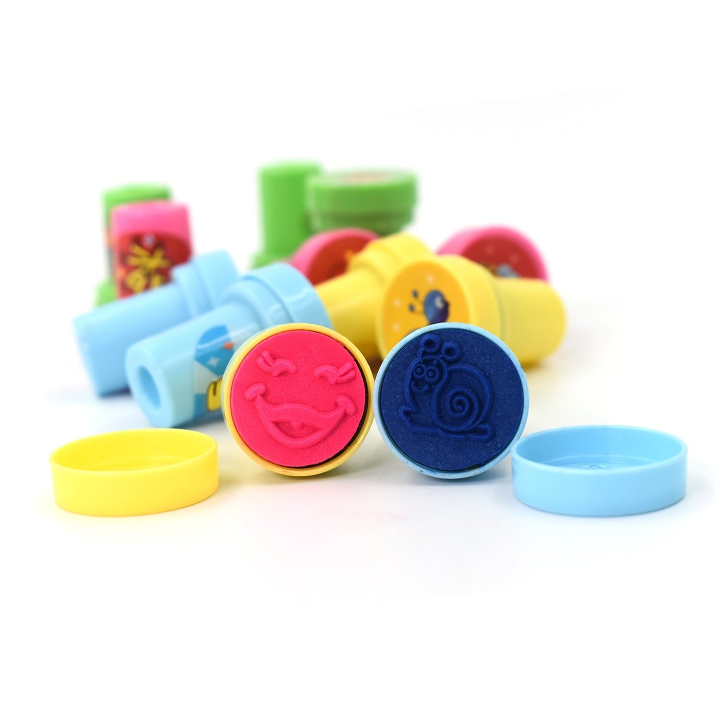 4805 12 Pc Stamp Set used in all types of household places by kids and children’s for playing purposes.