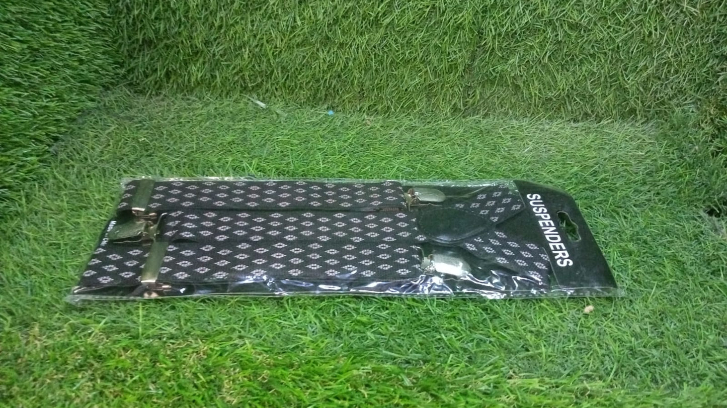 Formal Suspender Men, Women, Boys, Girls Braces Suspenders Heavy Duty 3 Clips Elastic Adjustable Suspenders Elasticity Adjustable