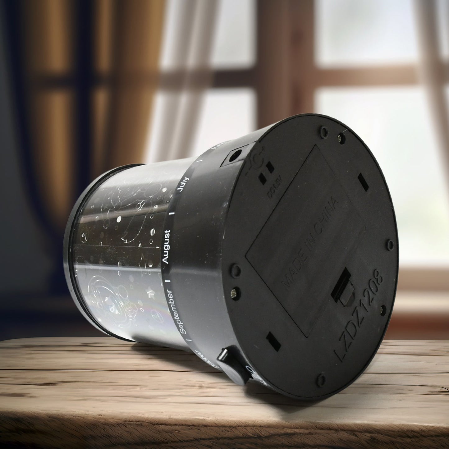 LED Projector Night Light Amazing Lamp, 3 Battery operated lamps, Rotation With the music Function, Master for Kids Bedroom Home Decoration Night Romantic Gift (Battery Not Included / 1 pc)