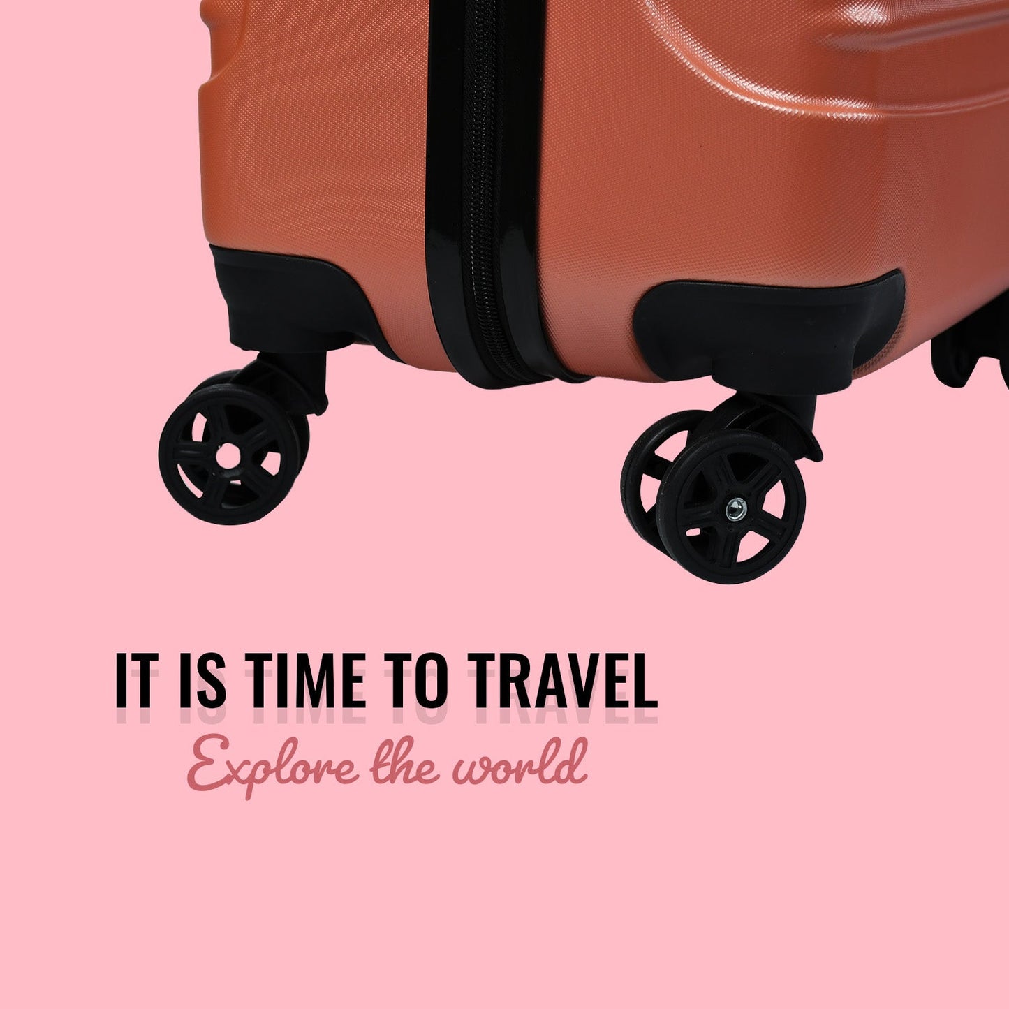 1106 Luxury Traveling bag 4 Spiner Wheel Trolley Bag Large Bag Store Extra Luggage In Bag For Traveling Use Large Bag ( Set of 2 Pc )