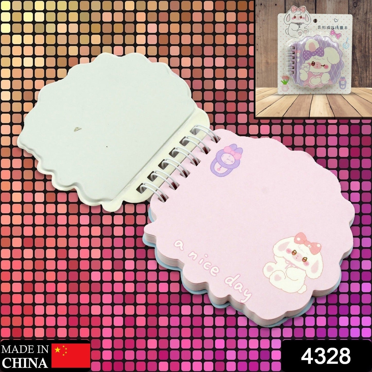 Cartoom Diary Personal Diary Printed Fancy page Diary Multi Shape Cartoon Diary (Unique Mini Diary, Pocket Size Diary , Travel Diary , Notebook ) (1 Pc)