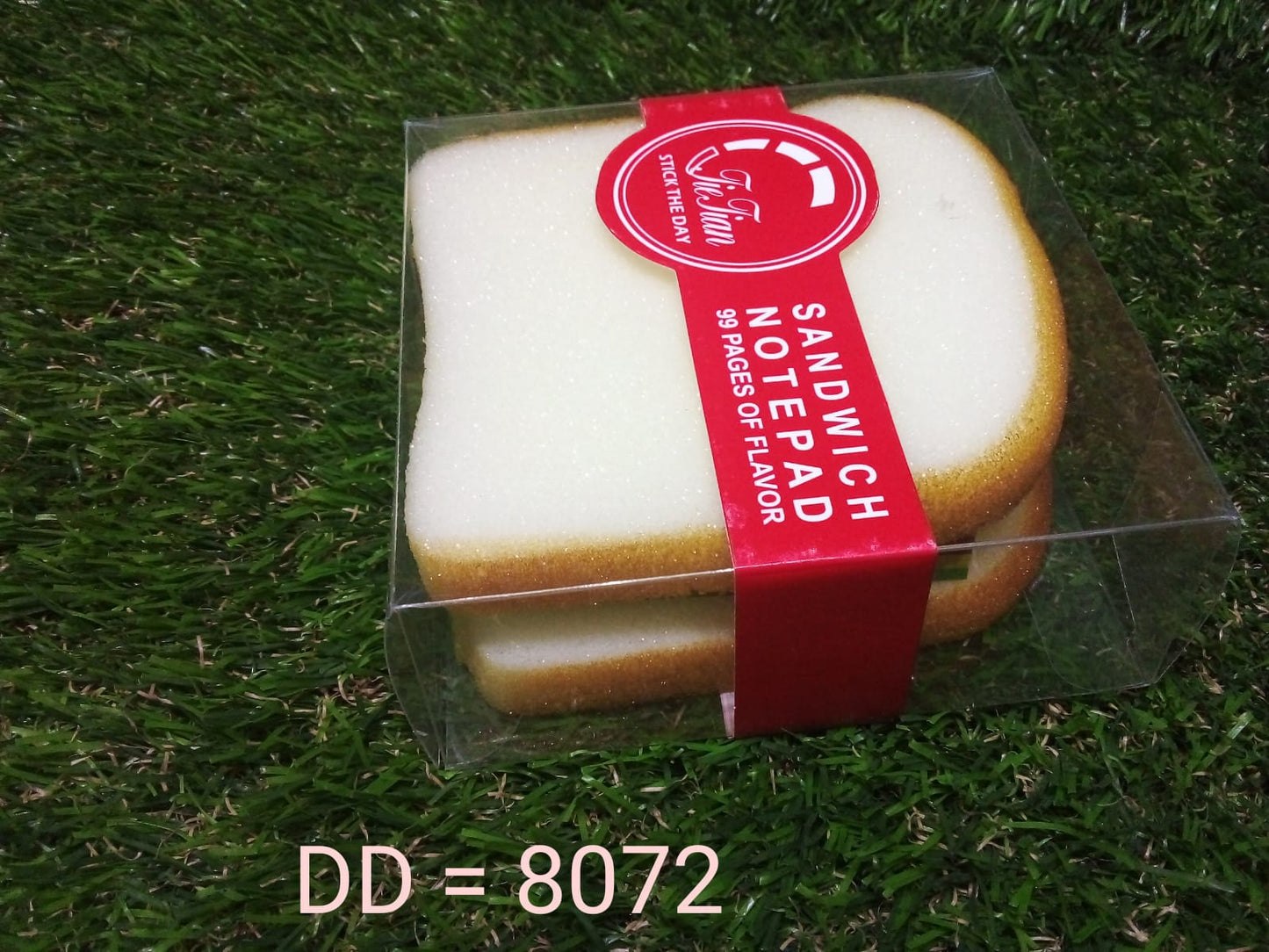 8072 Sandwich Shaped Notepad / Sticky Notes / Memo Pads, Unique Mini Notes (Multicolor)